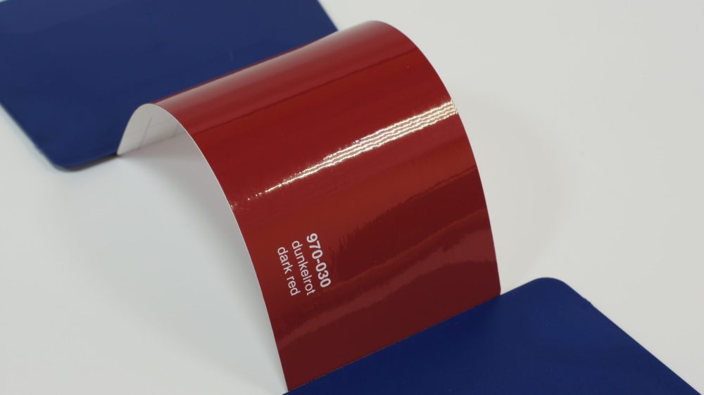 Автовинил Oracal 970-030 dunkelrot dark red темный красный, глянец