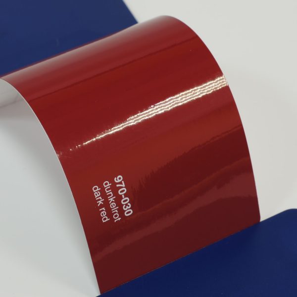 Автовинил Oracal 970-030 dunkelrot dark red темный красный, глянец