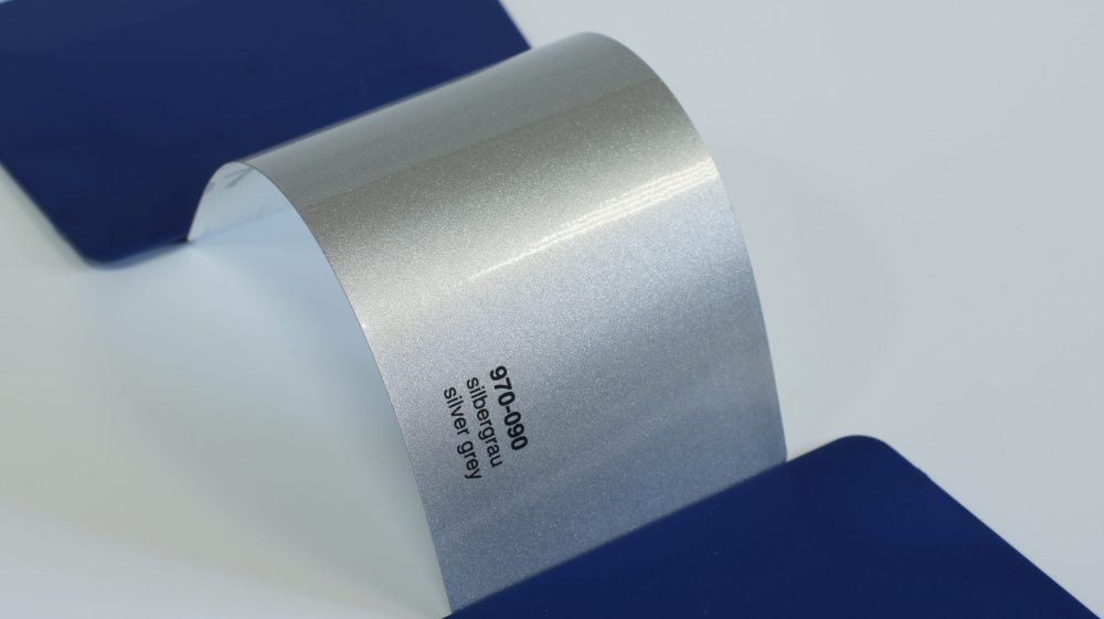 Автовинил Oracal 970-090 silbergray silver gray - серый