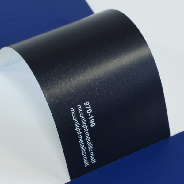 Автовинил Oracal 970-190 moonlight metallic matt - темно-синий, металлик матовый
