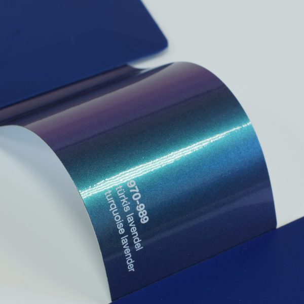 Автовинил Oracal 970-989 turquoise lavender - синий, глянец