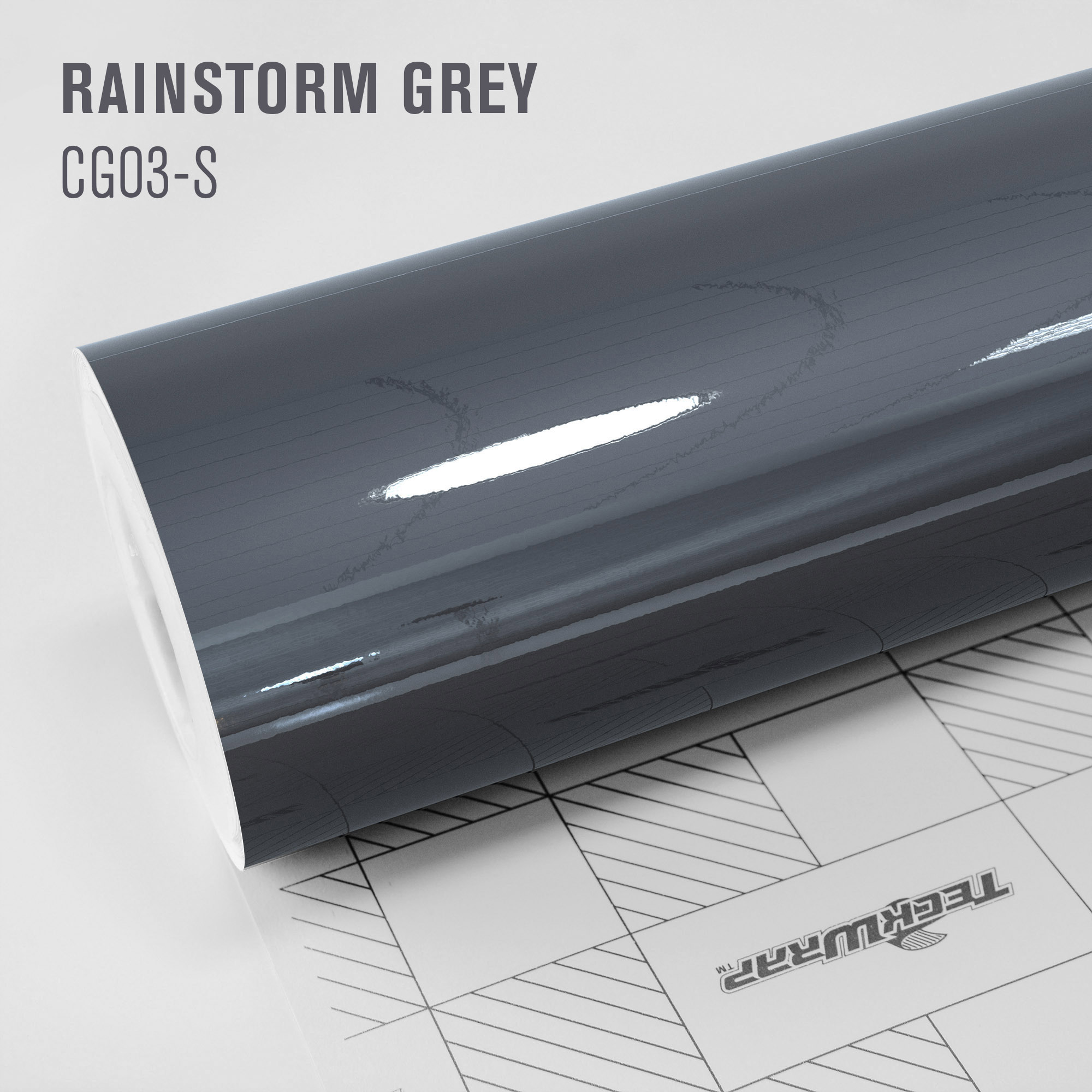 Автовинил TeckWrap CG03-S Rainstorm Grey
