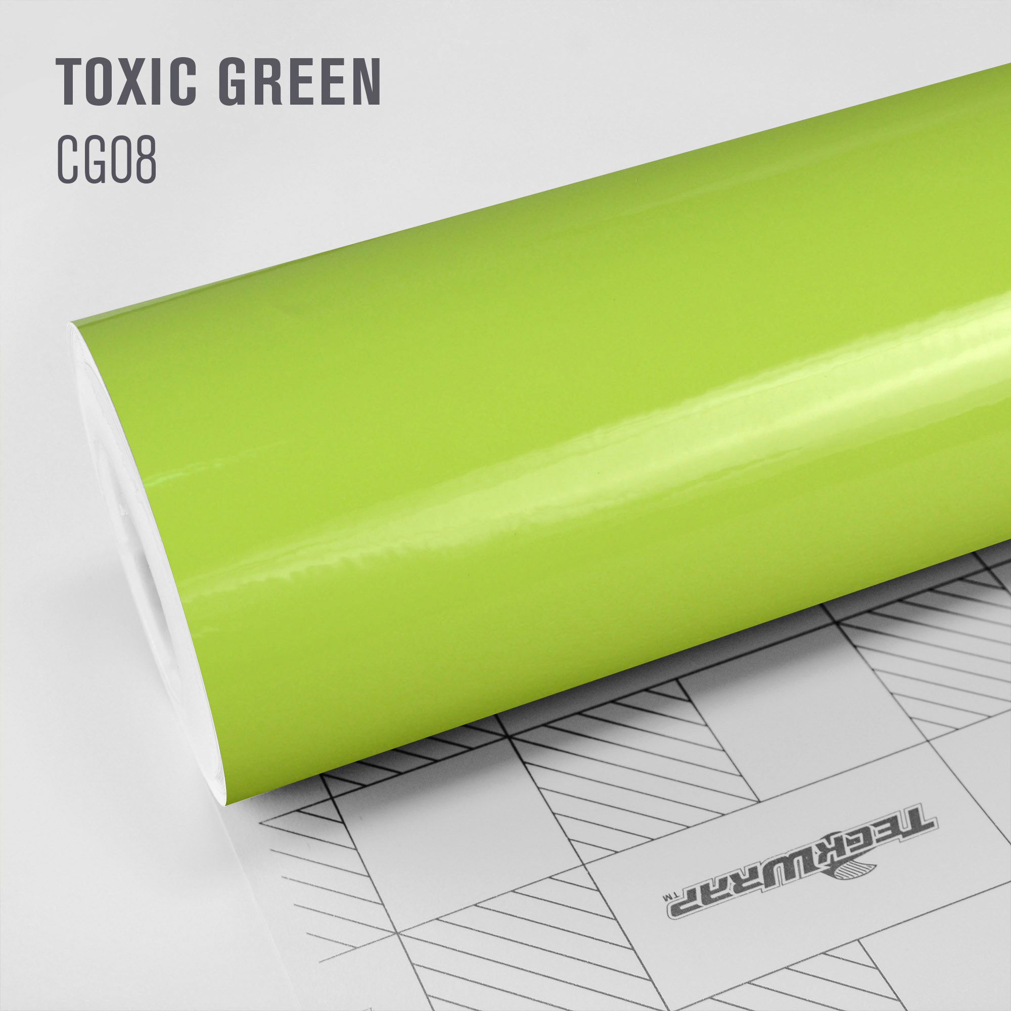 Автовинил TeckWrap CG08 Toxic Green
