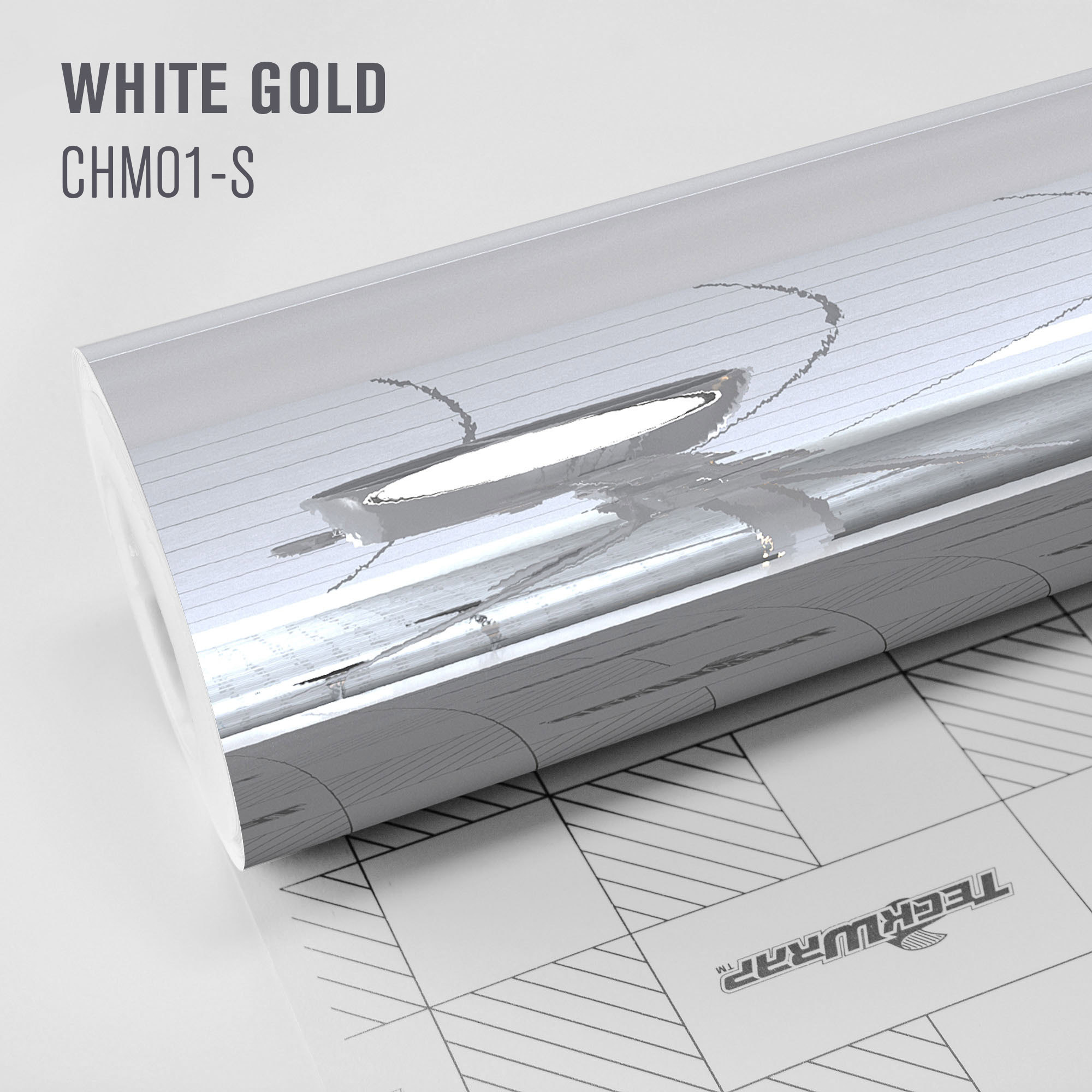 Автовинил TeckWrap CHM01-S White Gold