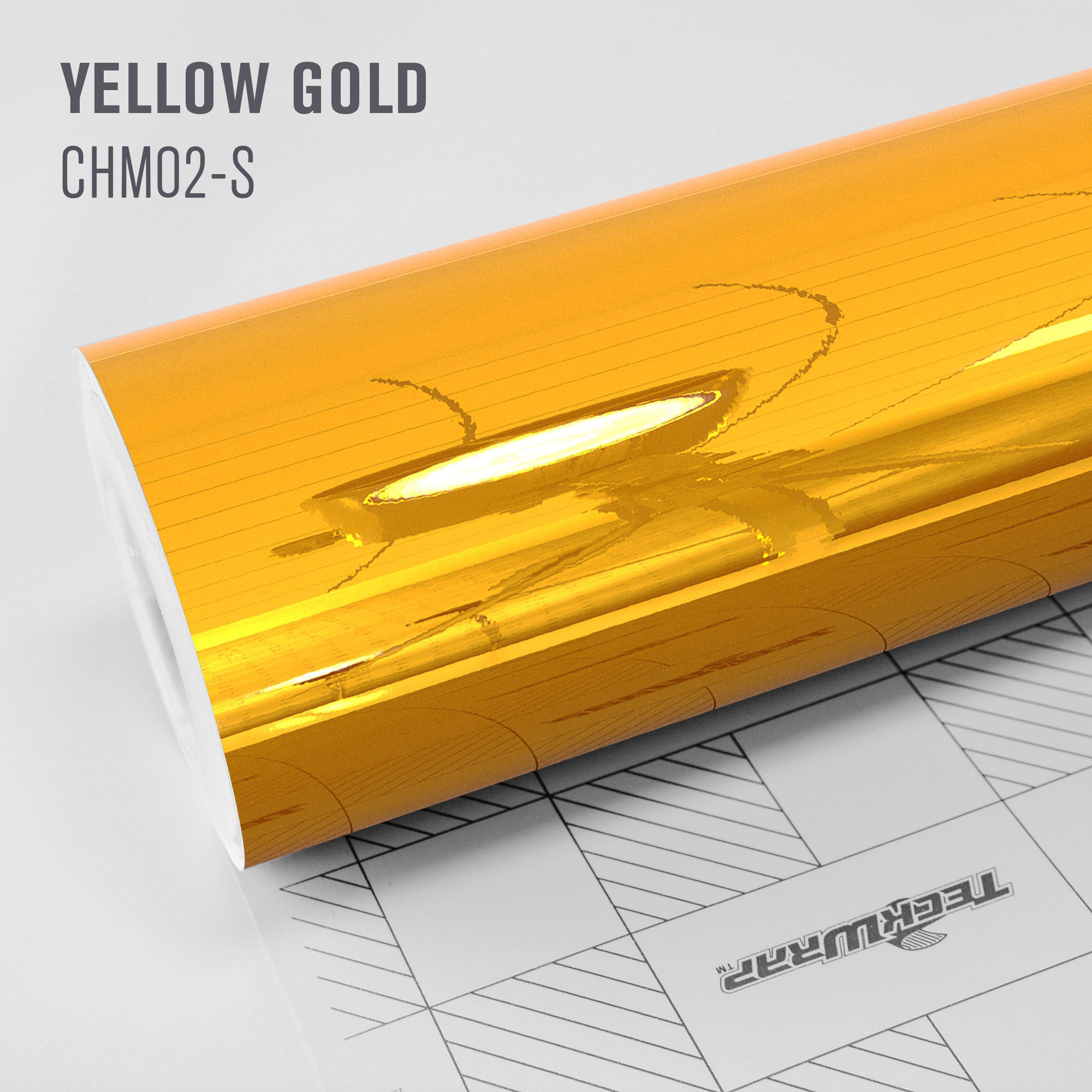 Автовинил TeckWrap CHM02-S Yellow Gold