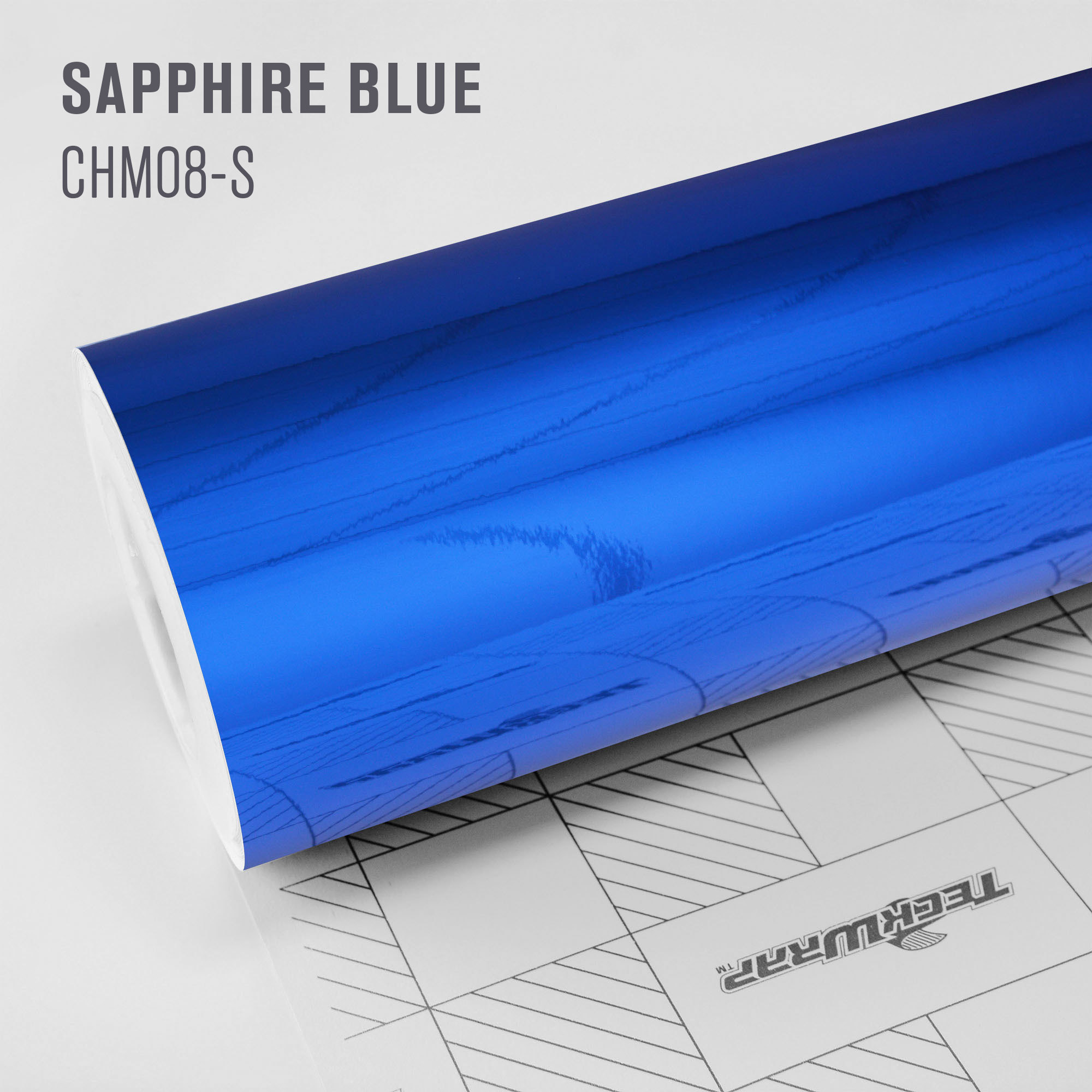 Автовинил TeckWrap CHM08E Sapphire Blue