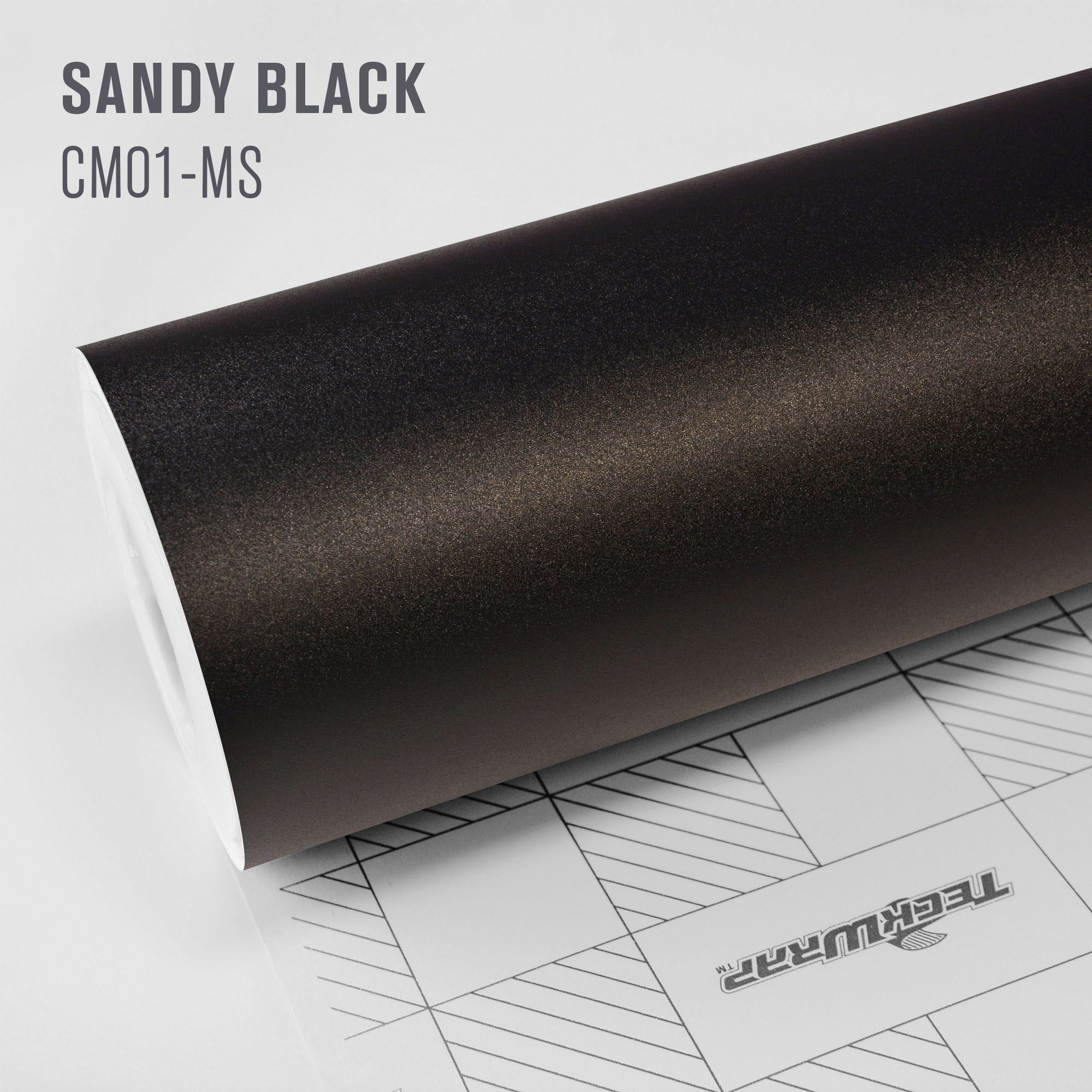 Автовинил TeckWrap CM01-MS Sandy Black