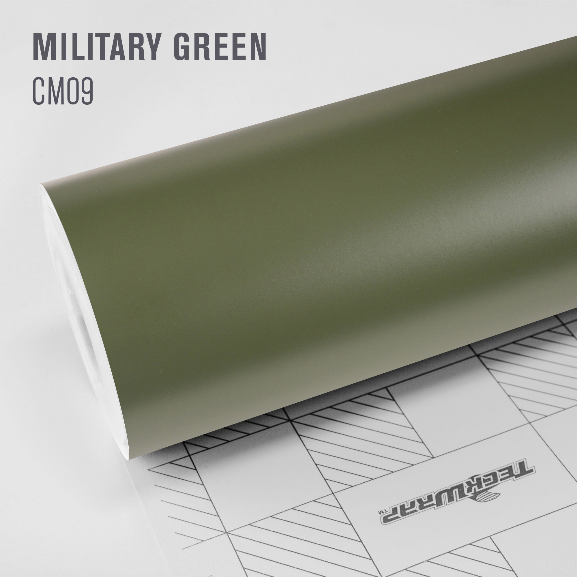 Автовинил TeckWrap CM09 Military Green