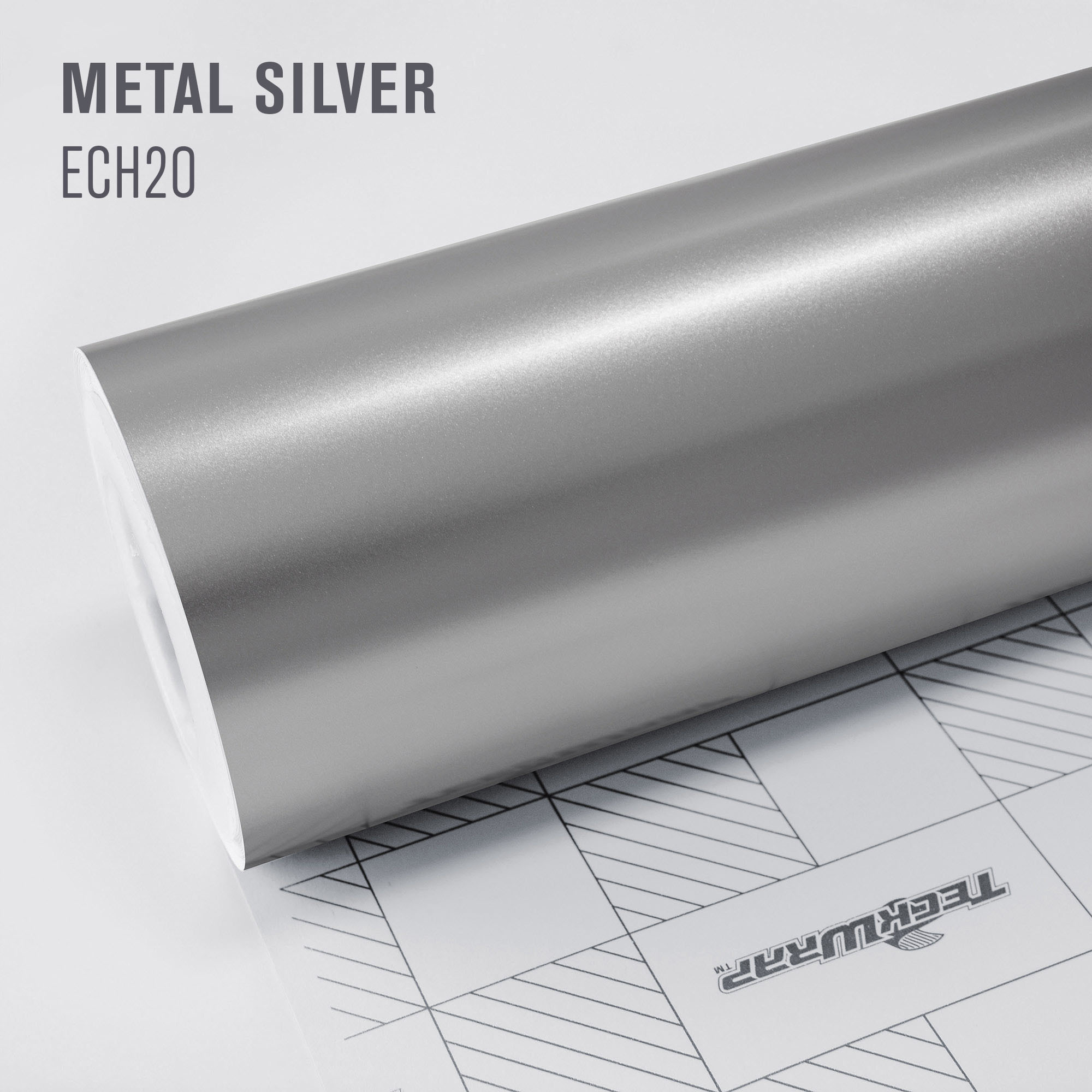 Автовинил TeckWrap ECH20 Metal Silver