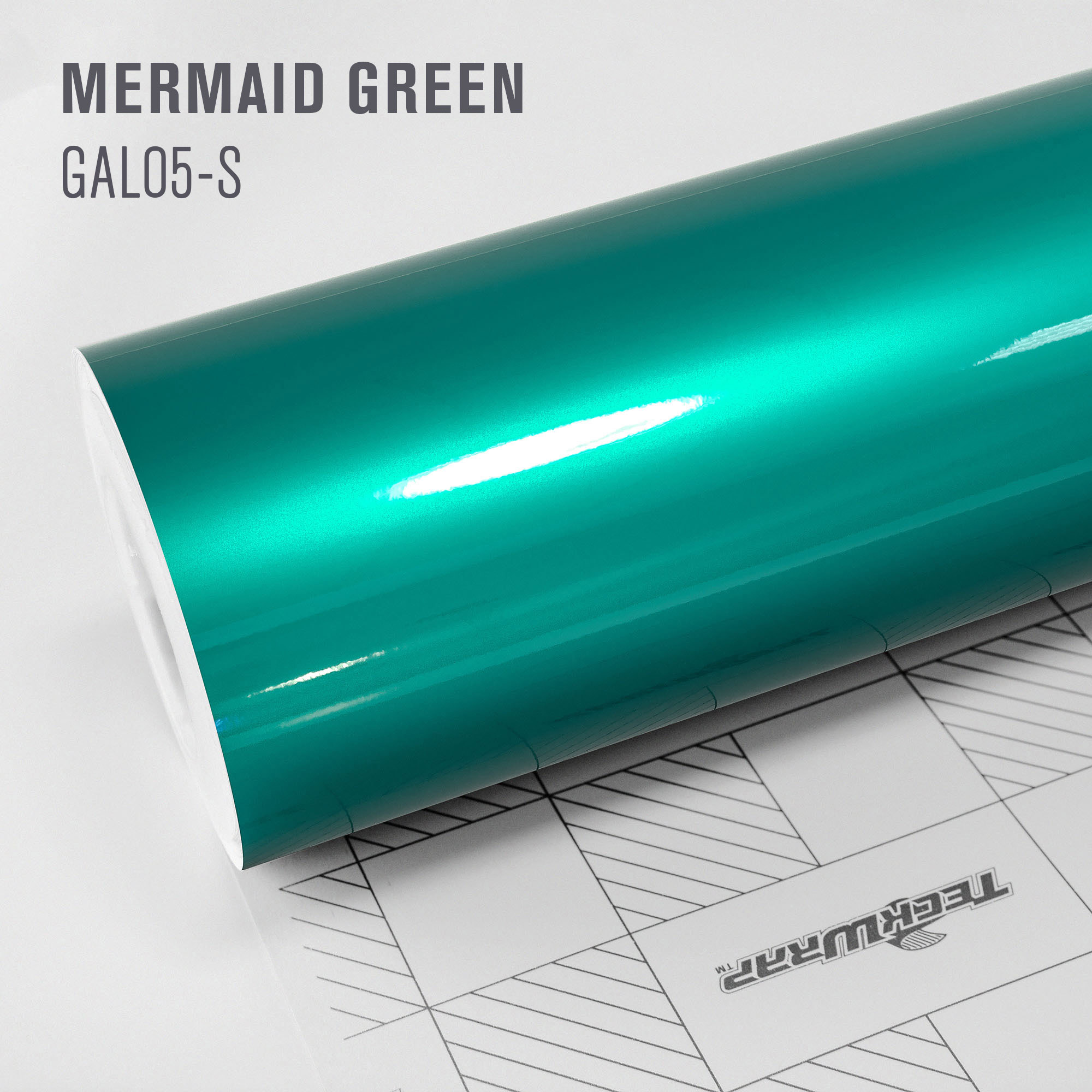 Автовинил TeckWrap GAL05-S Mermaid Green
