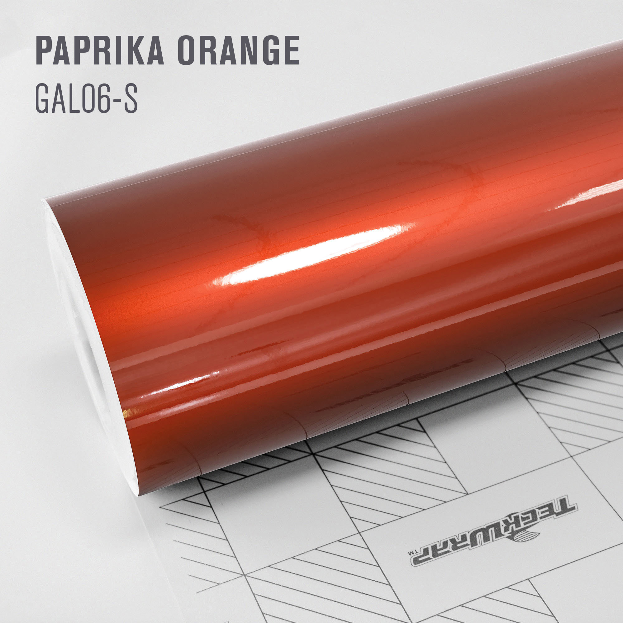 Автовинил TeckWrap GAL06-S Paprika Orange