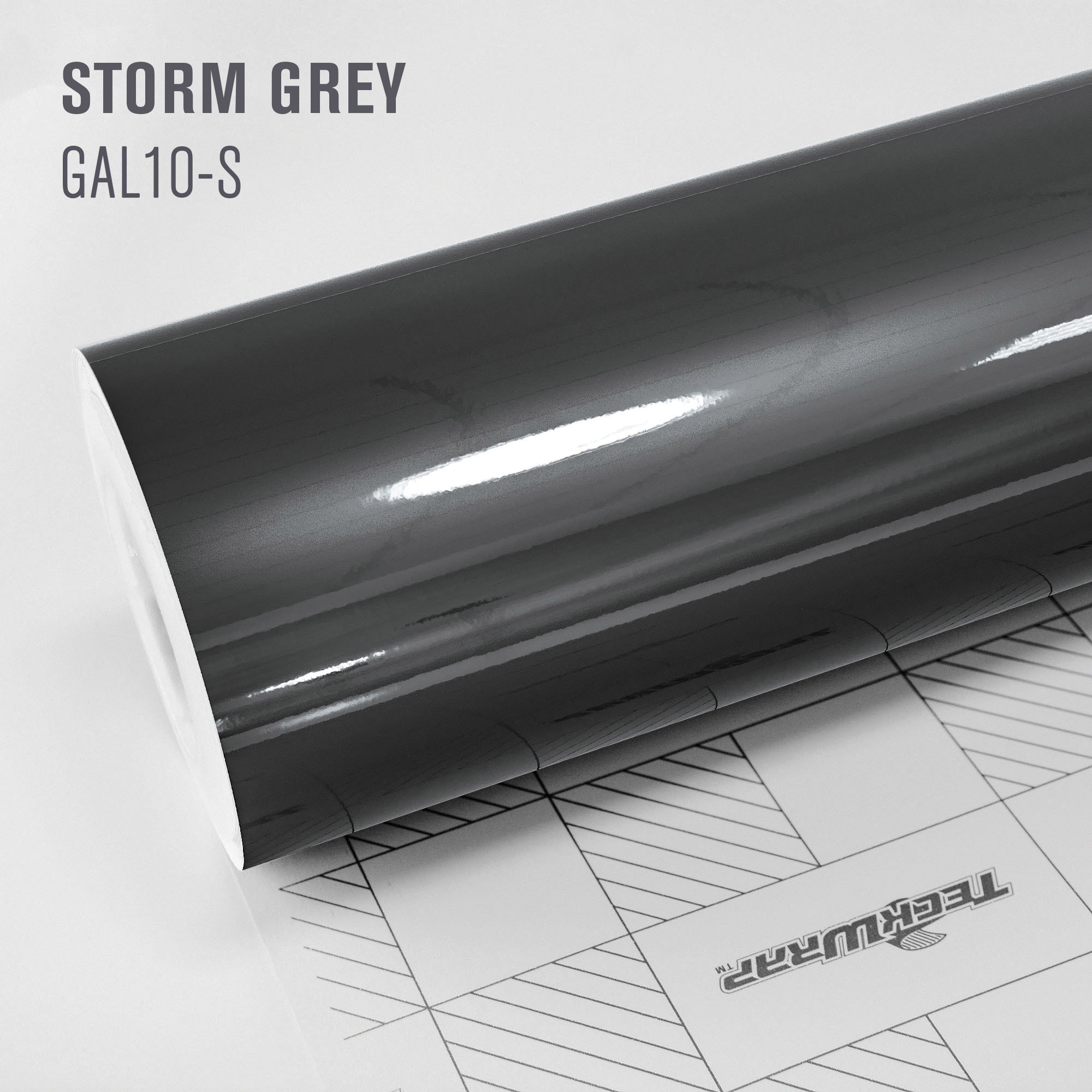 Автовинил TeckWrap GAL10-S Storm Grey