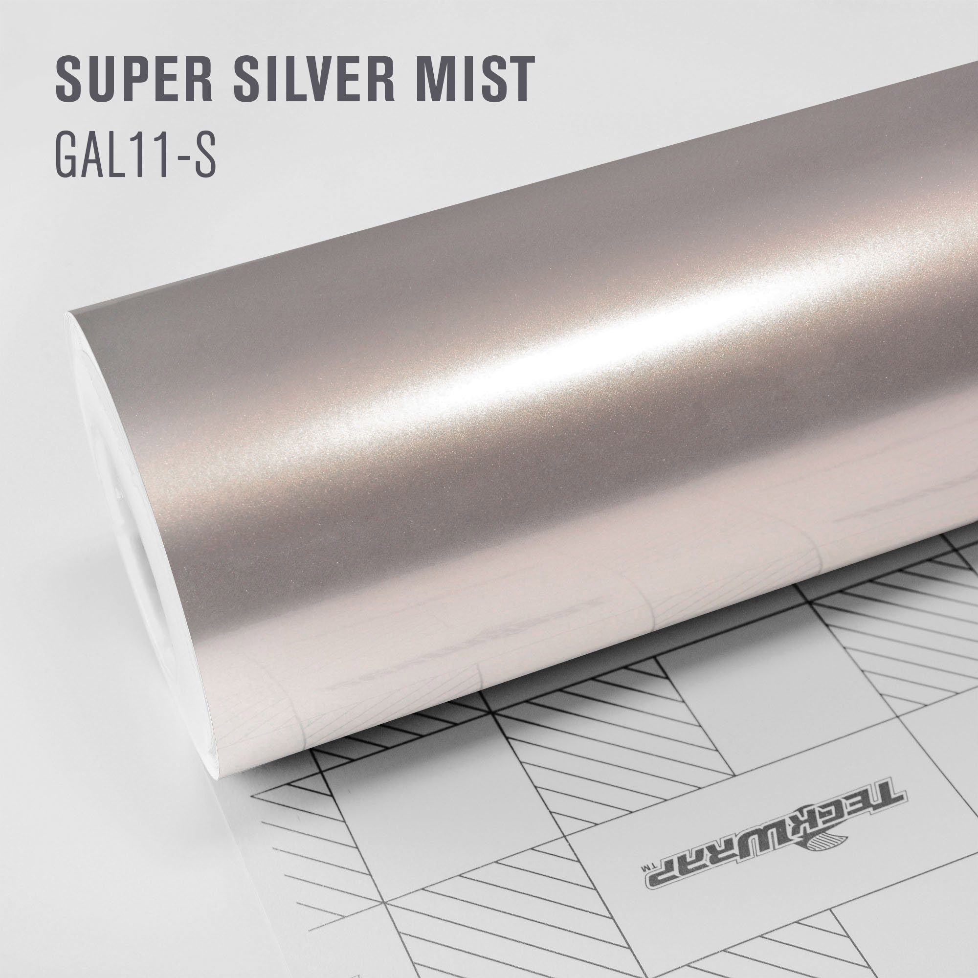 Автовинил TeckWrap GAL11-S Super Silver Mist