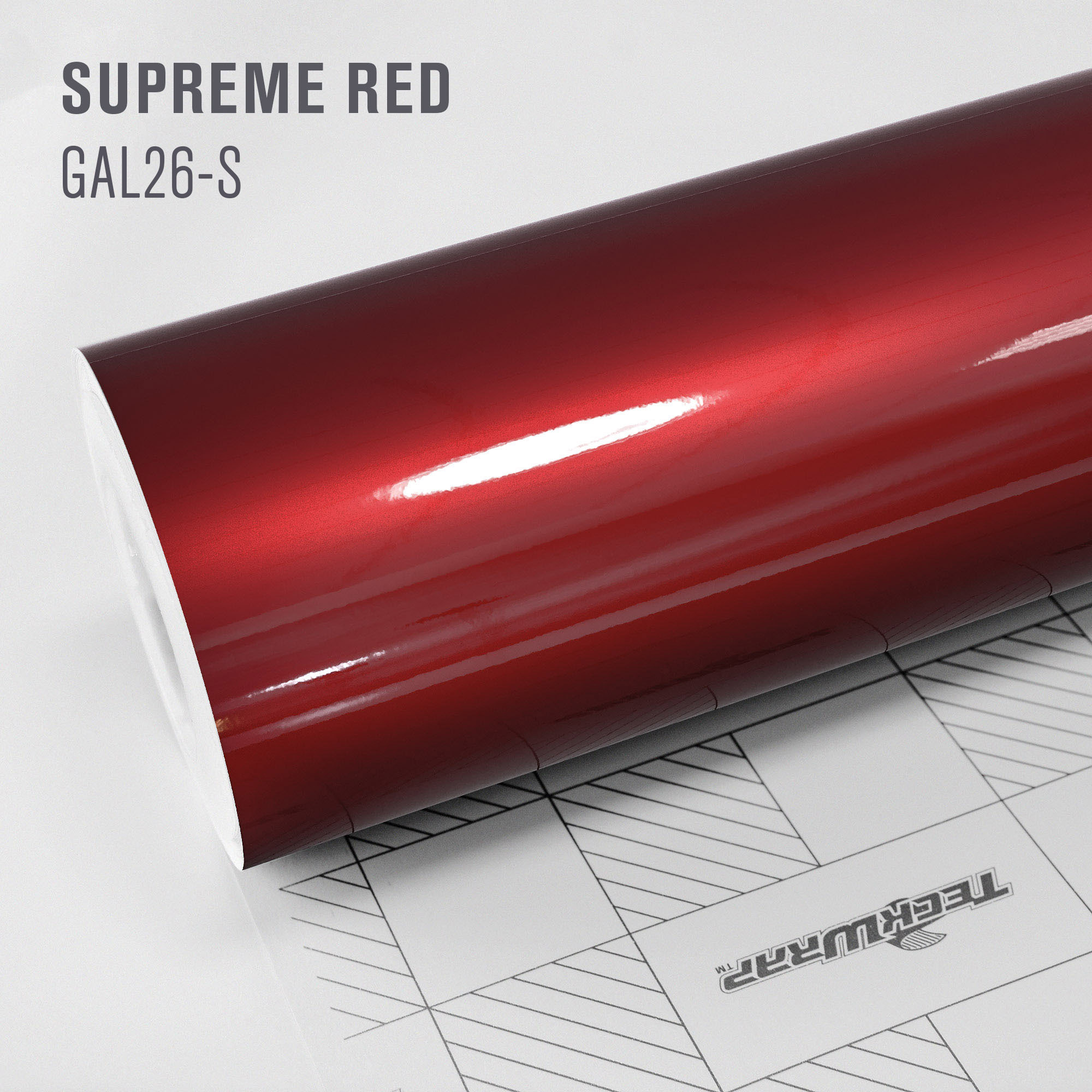 Автовинил TeckWrap GAL26-S Supreme Red