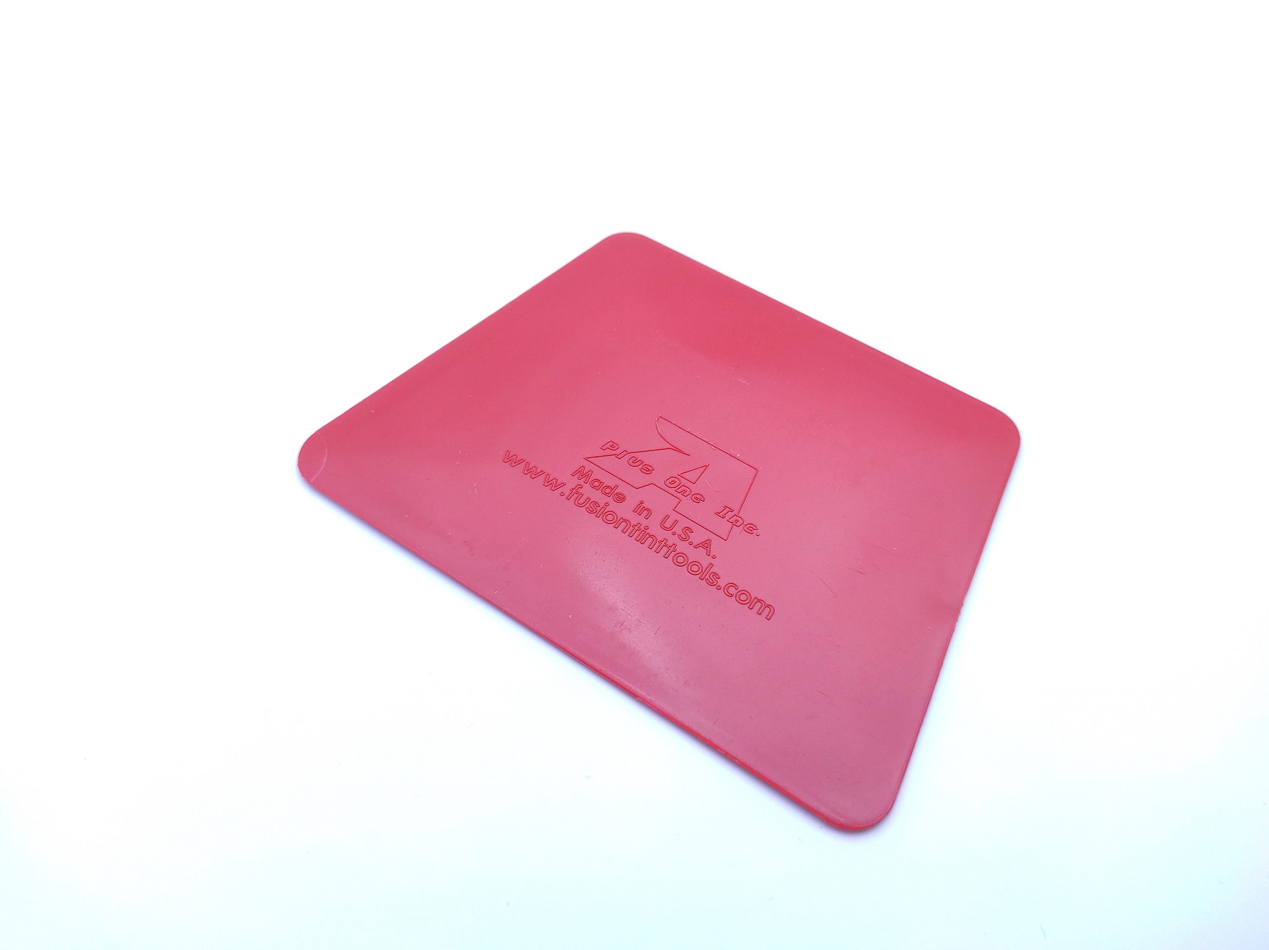 Ракель FUSION HARD CARD Red (закругленный угол)