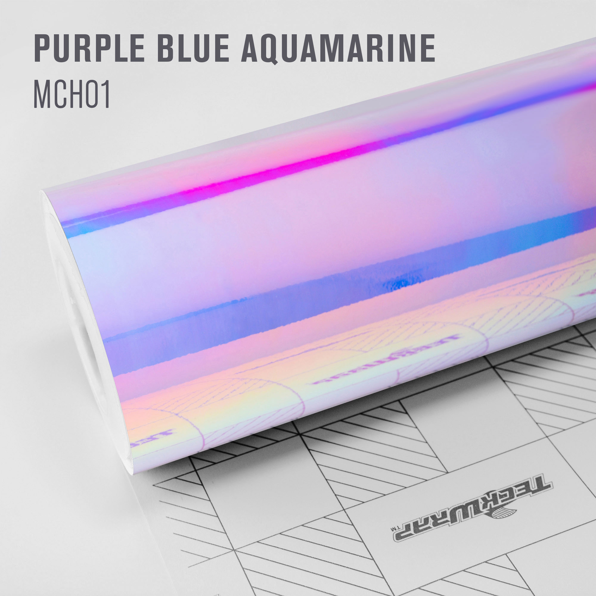 Автовинил TeckWrap MCH01E Purple Blue Aquamarine