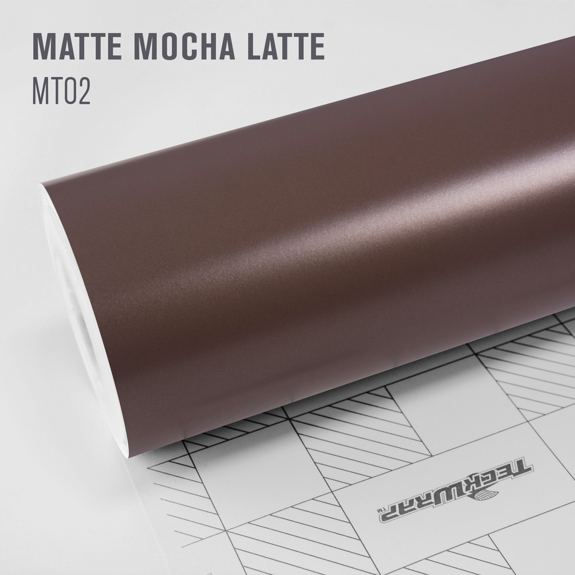 Автовинил TeckWrap MT02 Matte Mocha Latte