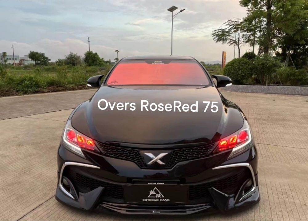 Атермальная тонировочная пленка Хамелеон OVERS Chameleon Rose Red 75%