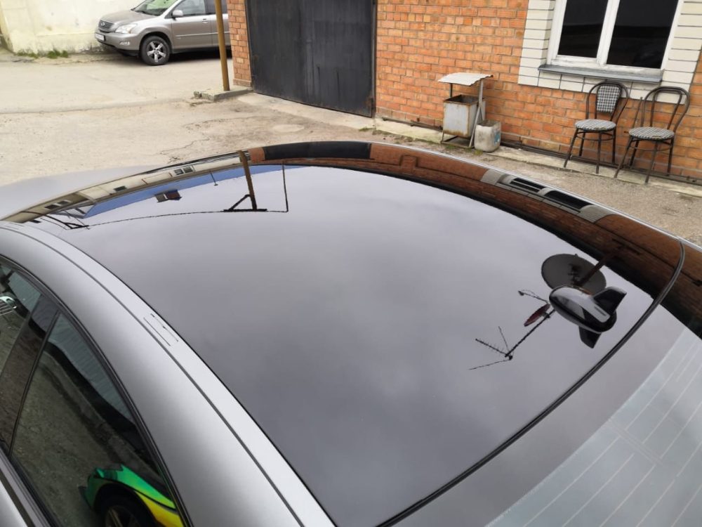 Черный полиуретан для авто с самовосстановлением Black Gloss PPF 1,52м х 1 пог.м
