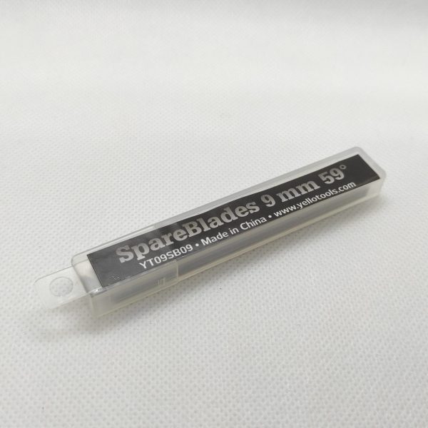Лезвия YelloTools SpareBlades сегментированные стальные, 9 мм, 59° (упк. 10л)