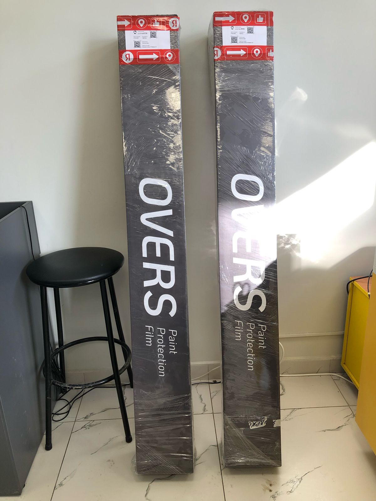 Полиуретановая пленка Overs Gloss PPF HT190 мкр. Рулон 1,52 х 15м для белых авто — изображение 5