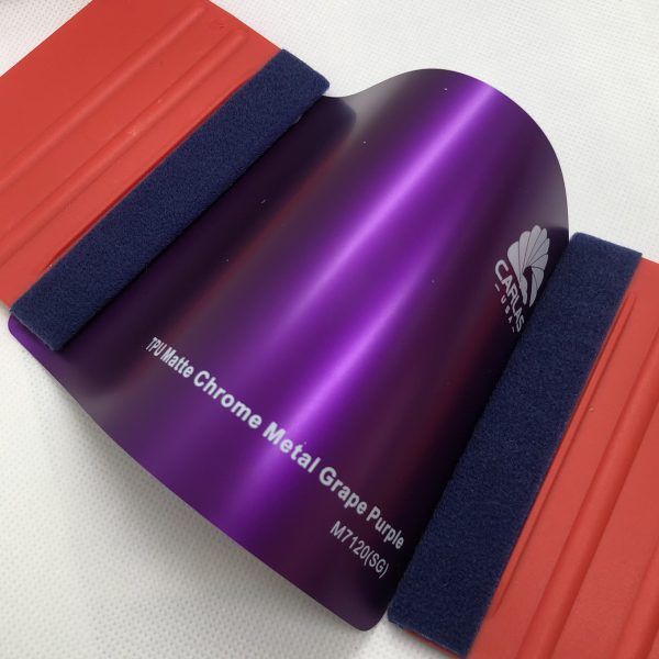 Carlas TPUM7120 Matte Chrome Metal Grape Purple