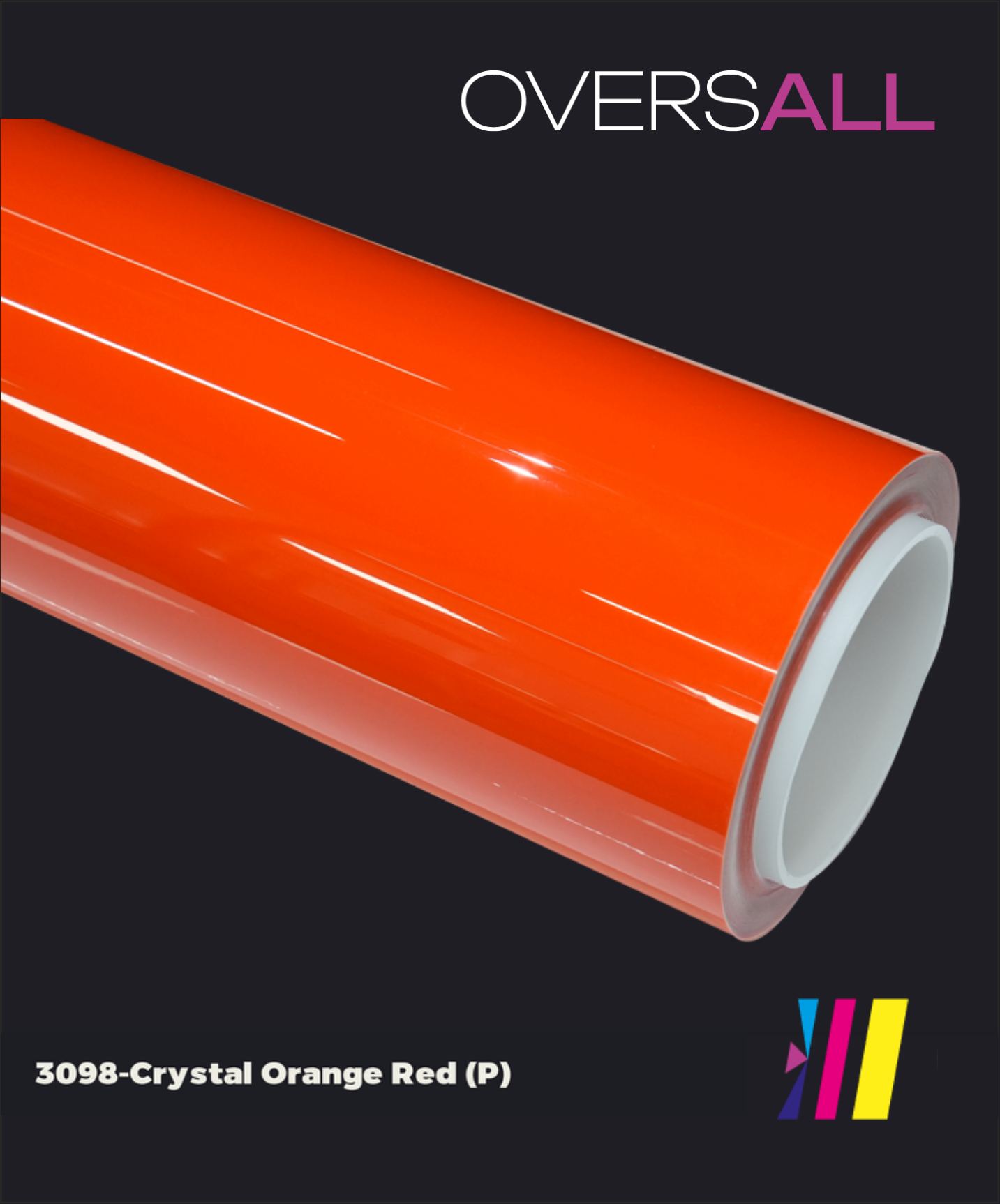 OVERSALL Color PPF - TPU3098 Crystal Orange Red