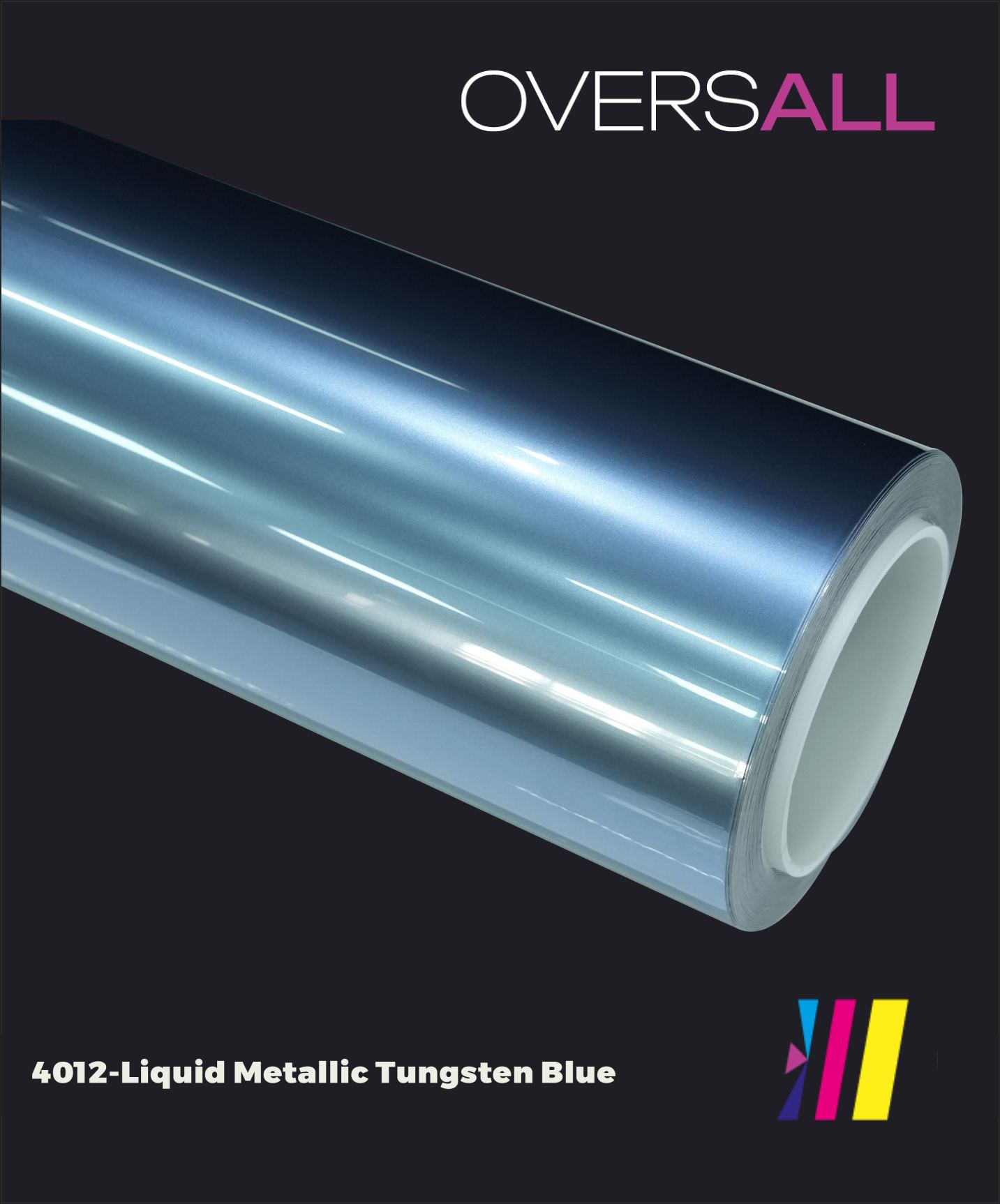 OVERSALL Color PPF - TPU4012 Liquid Metallic Tungsten Blue