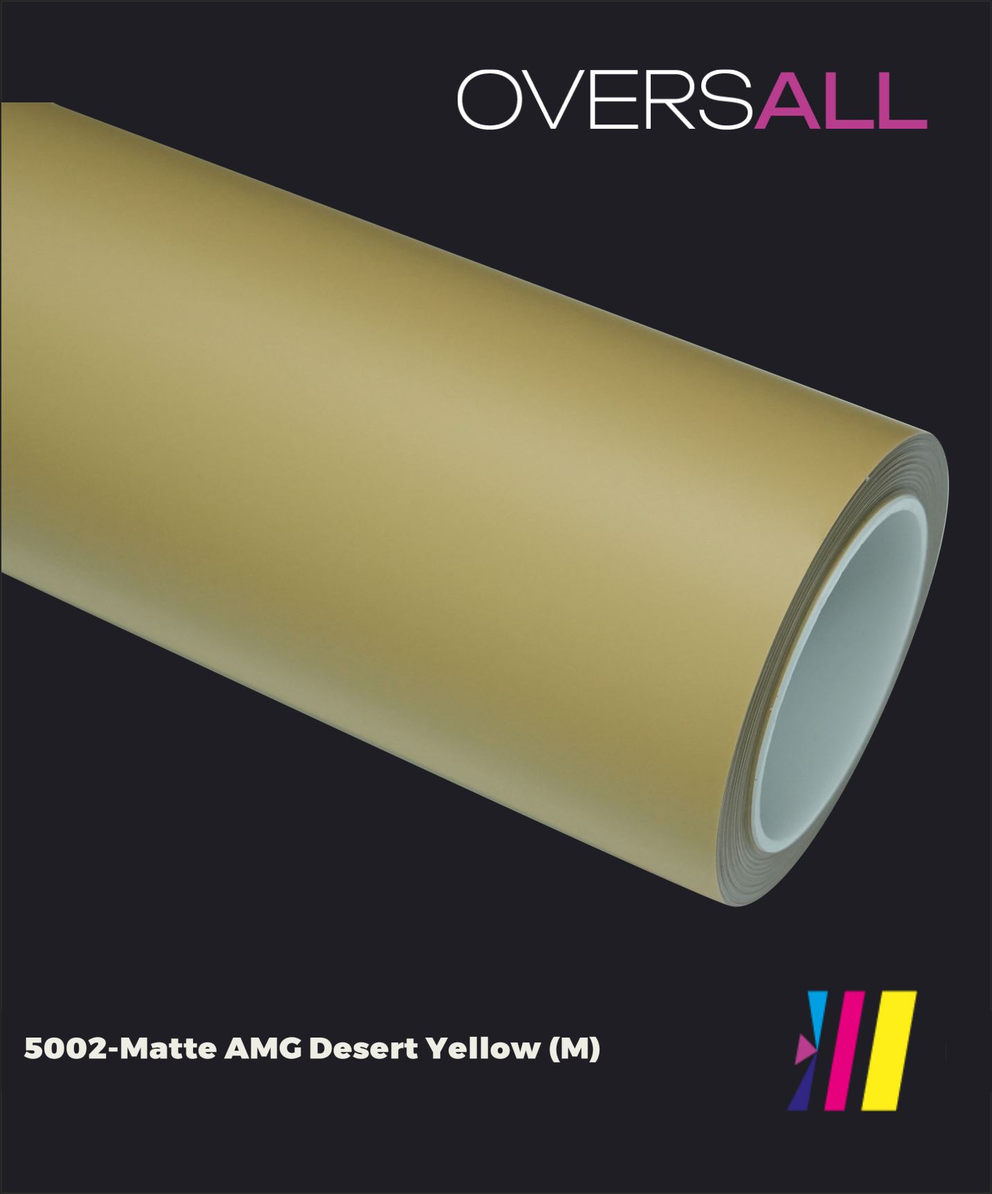 OVERSALL Color PPF - TPU5002 Matte AMG Desert Yellow