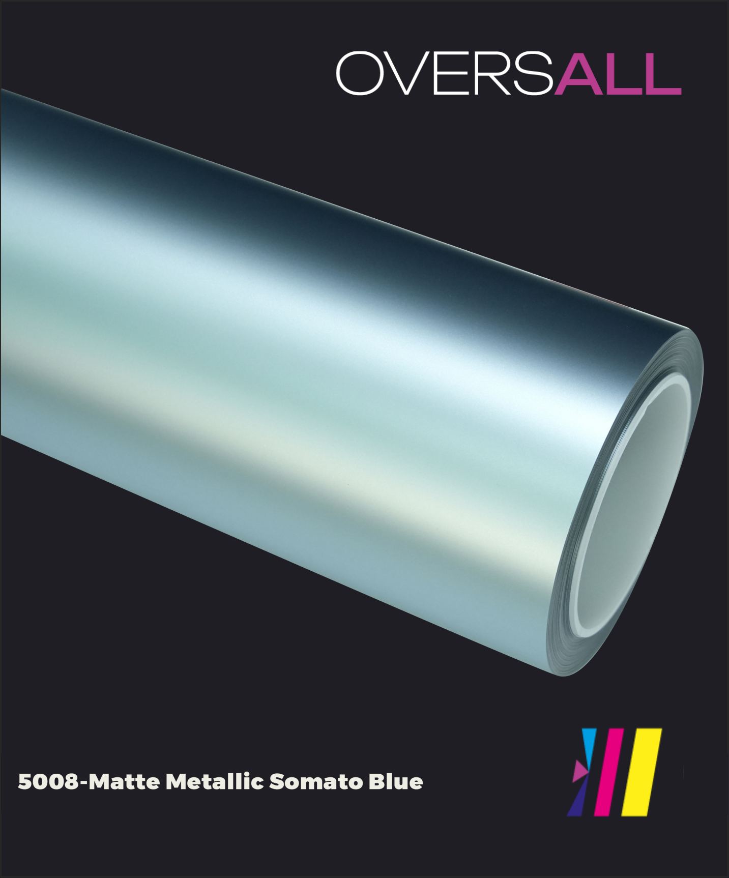 OVERSALL Color PPF - TPU5008 Matte Liquid Metallic Somato Blue