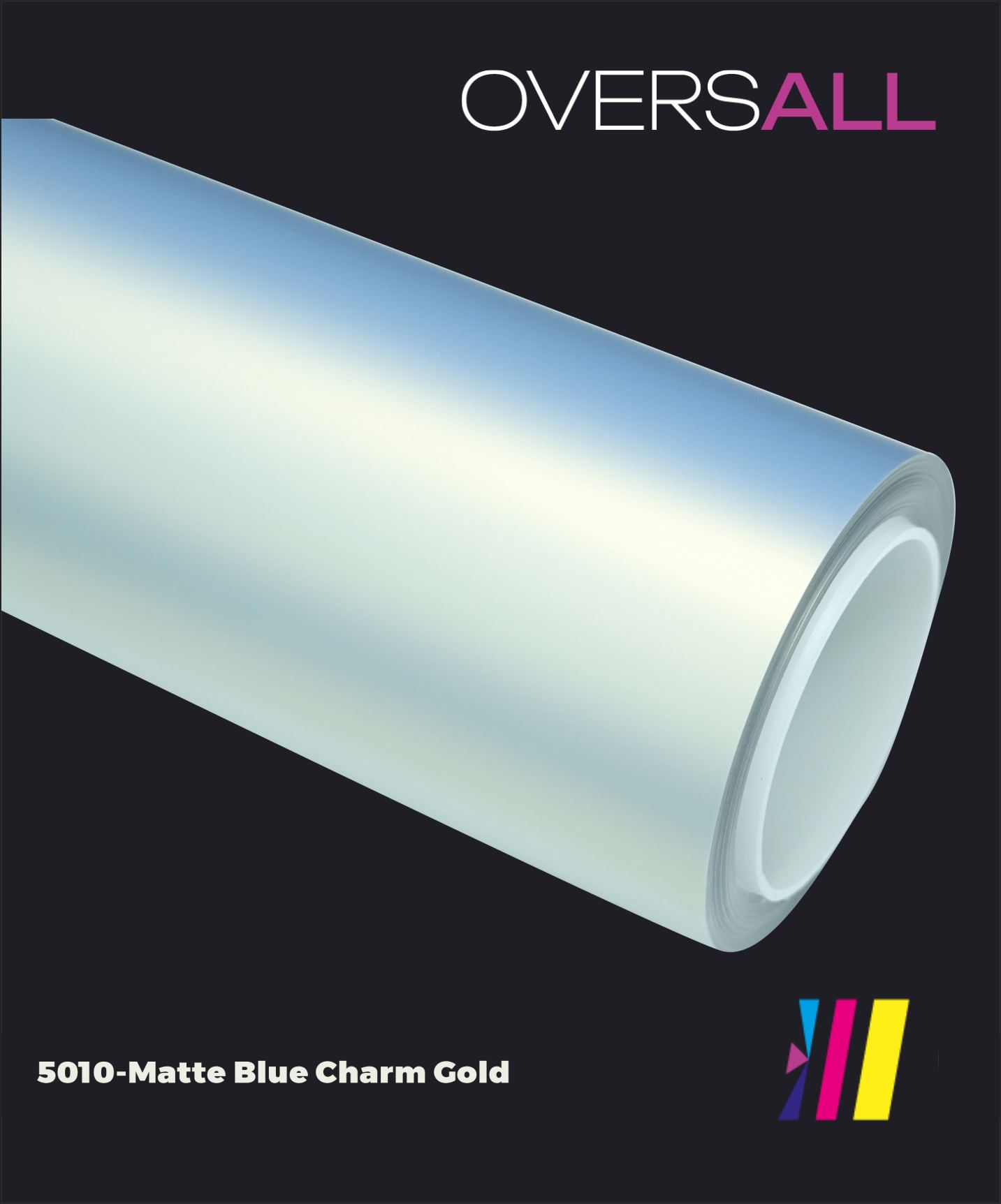 OVERSALL Color PPF - TPU5010 Matte Blue Charm Gold