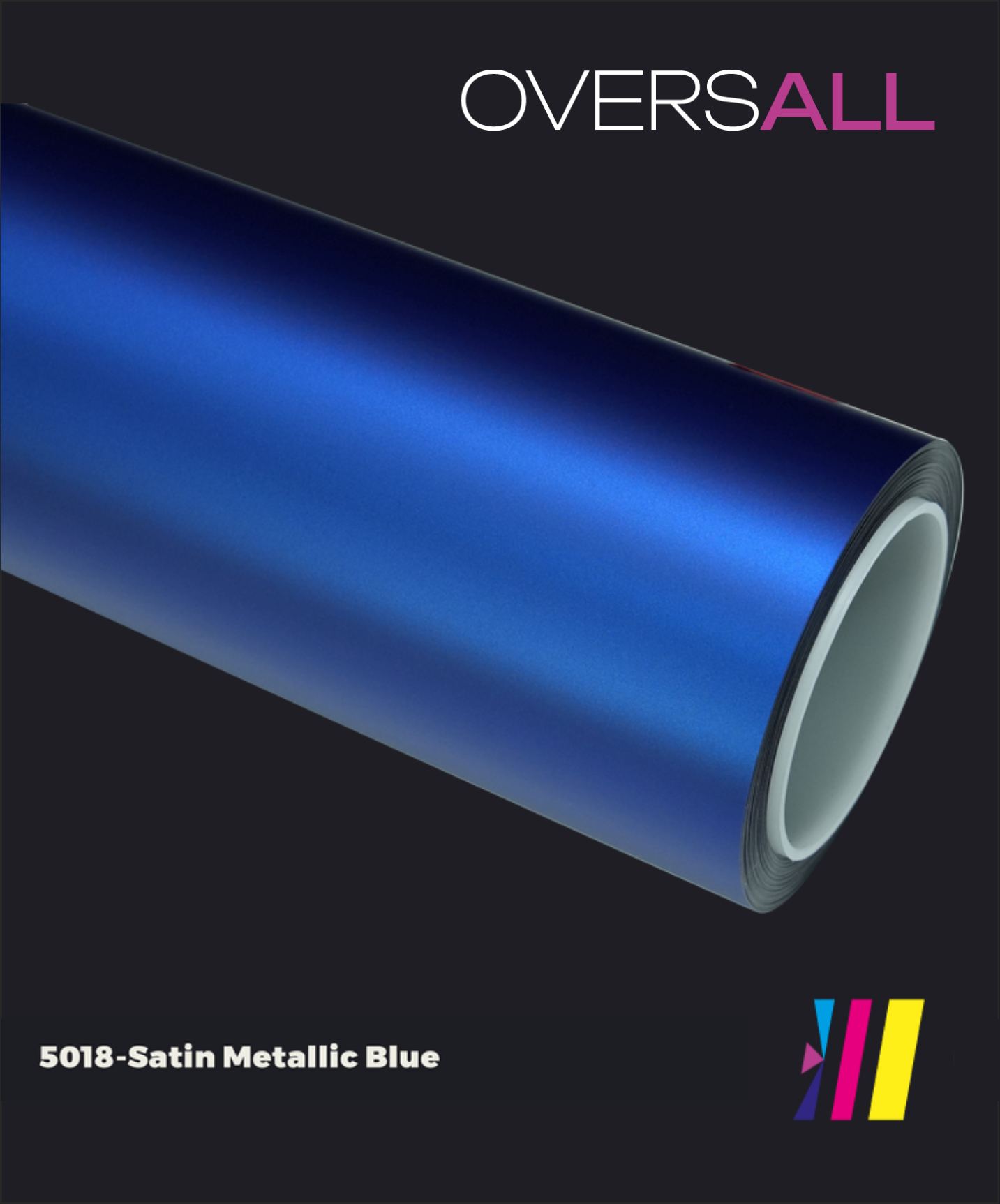 OVERSALL Color PPF - TPU5018 Satin Liquid Metallic Blue