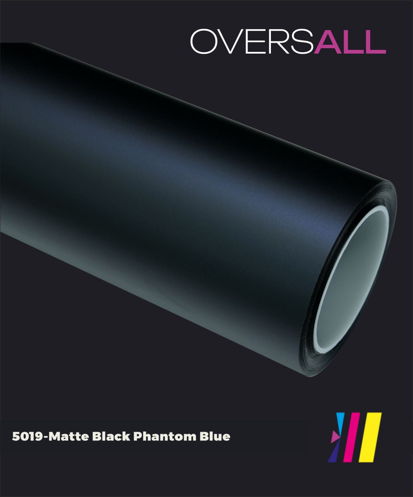 OVERSALL Color PPF - TPU5019 Matte Black Phantom Blue