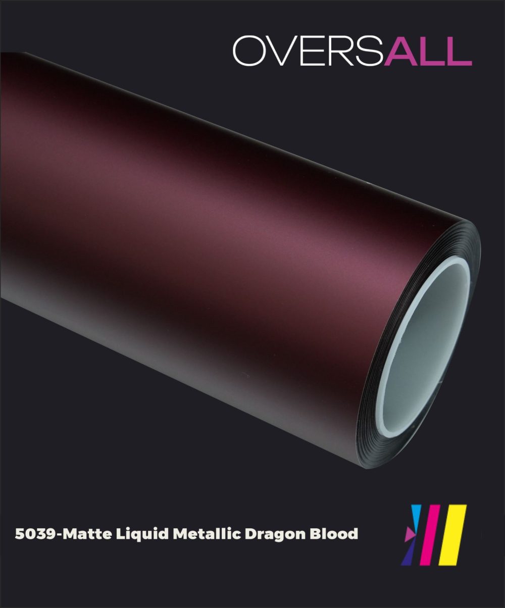 OVERSALL Color PPF - TPU5039 Matte Metallic Dracaena Red - Рулон