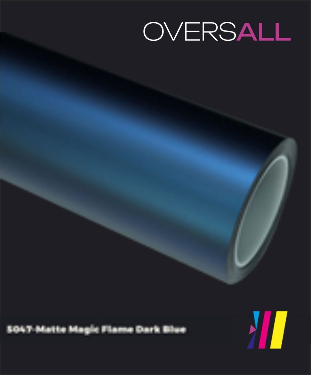 OVERSALL Color PPF - TPU5047 Matte Magic Flame Dark Blue - Рулон