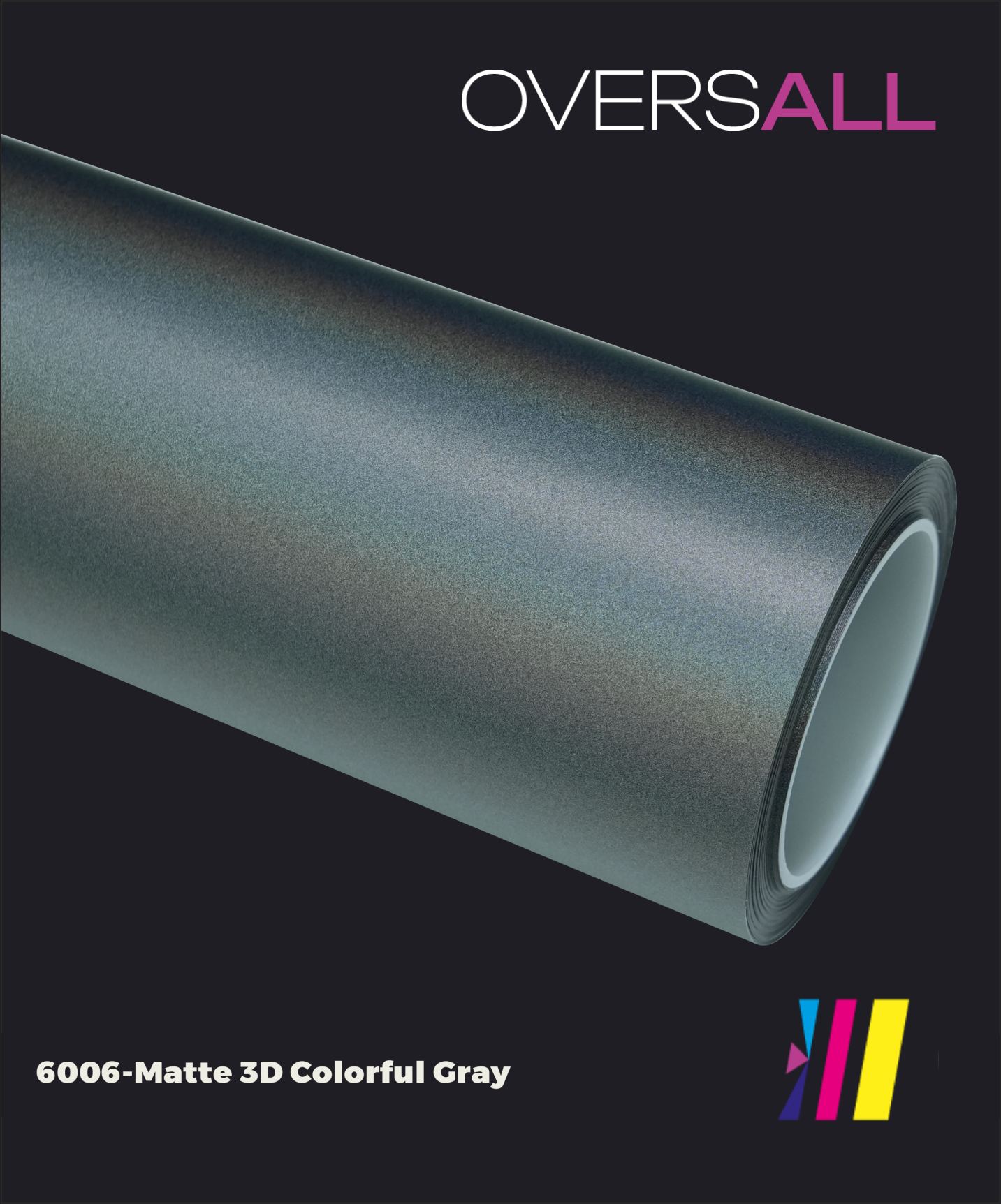 OVERSALL Color PPF - TPU6006 Matte 3D Colorful Gray