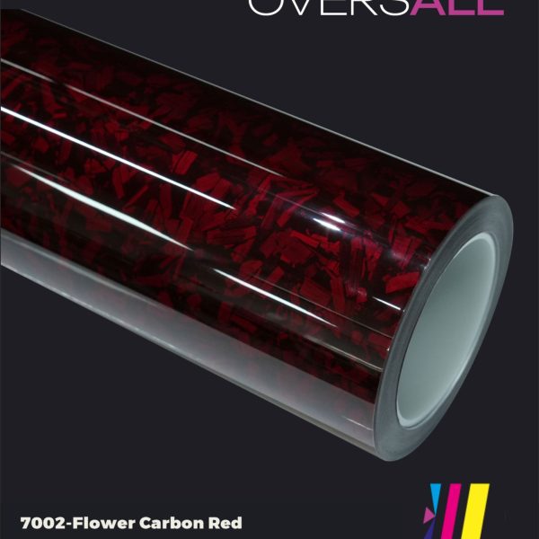 OVERSALL Color PPF - TPU7002 Flower Carbon Red