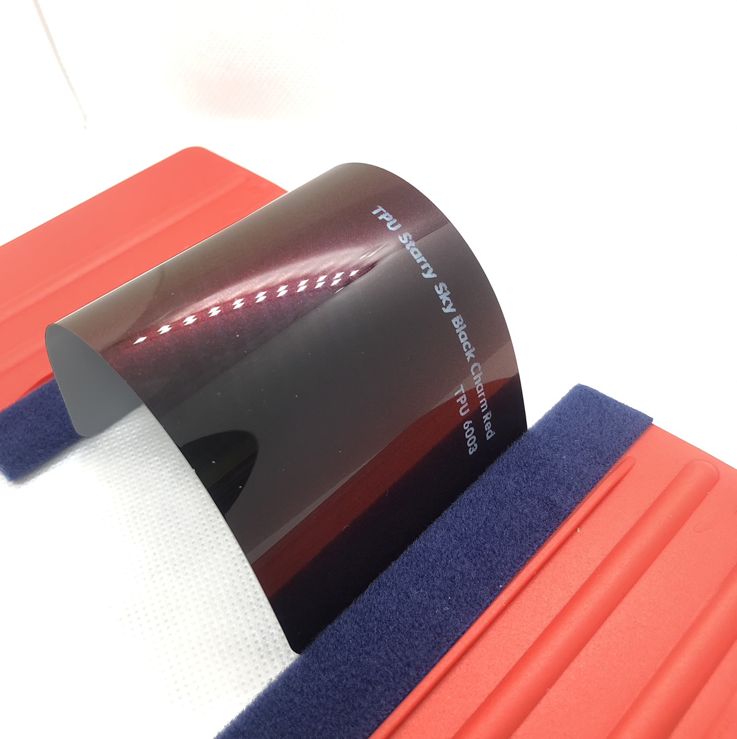OVERSALL Color PPF - TPU6003 Starry Sky Black Charm Red — изображение 2