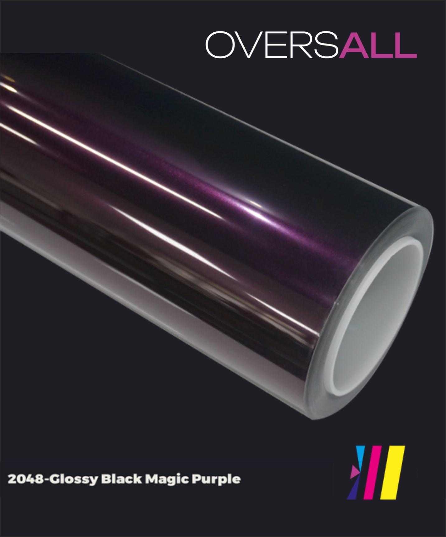 OVERSALL Color PPF - TPU2048 Glossy Black Magic Purple