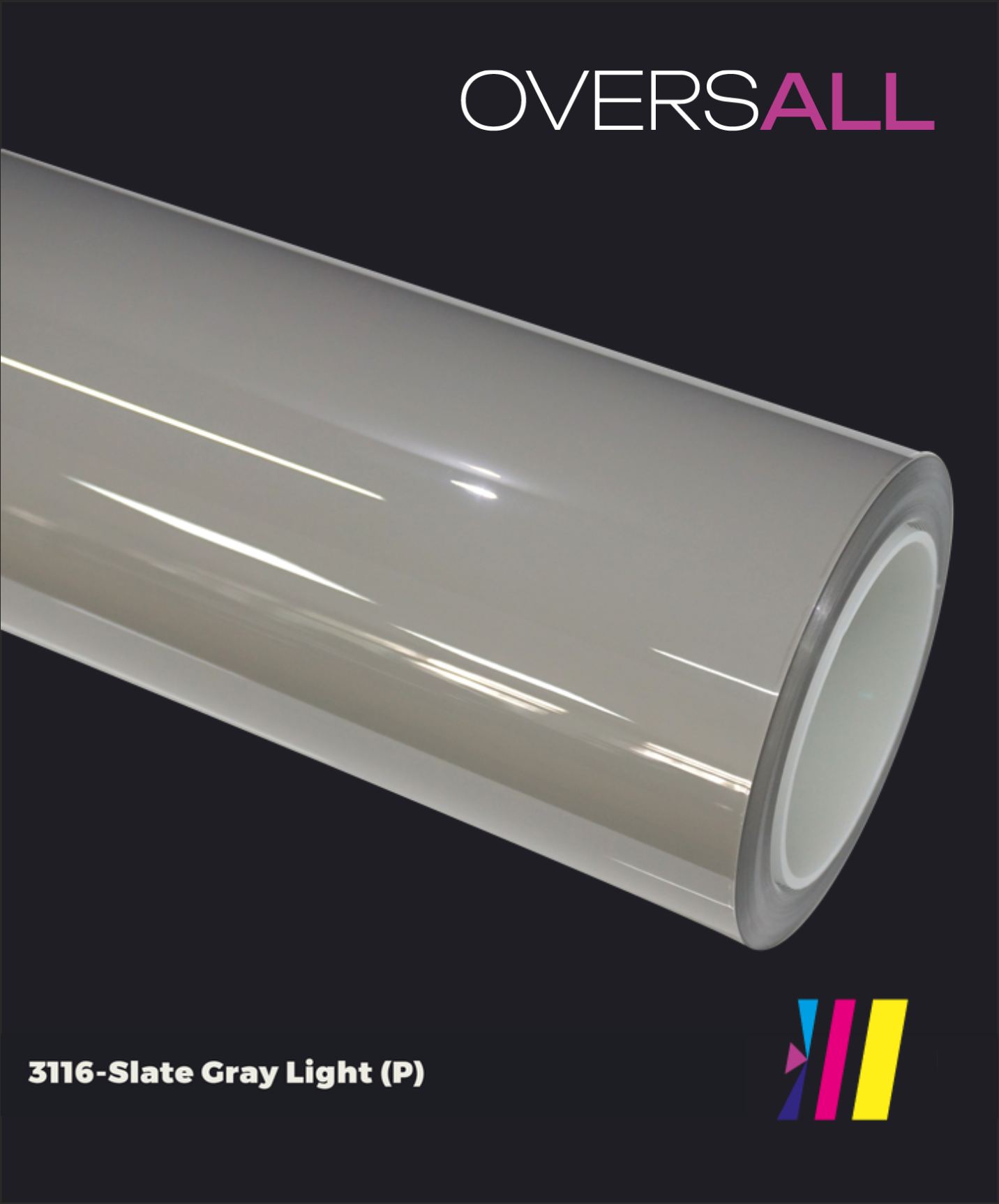 OVERSALL Color PPF - TPU3116 Slate Gray Light