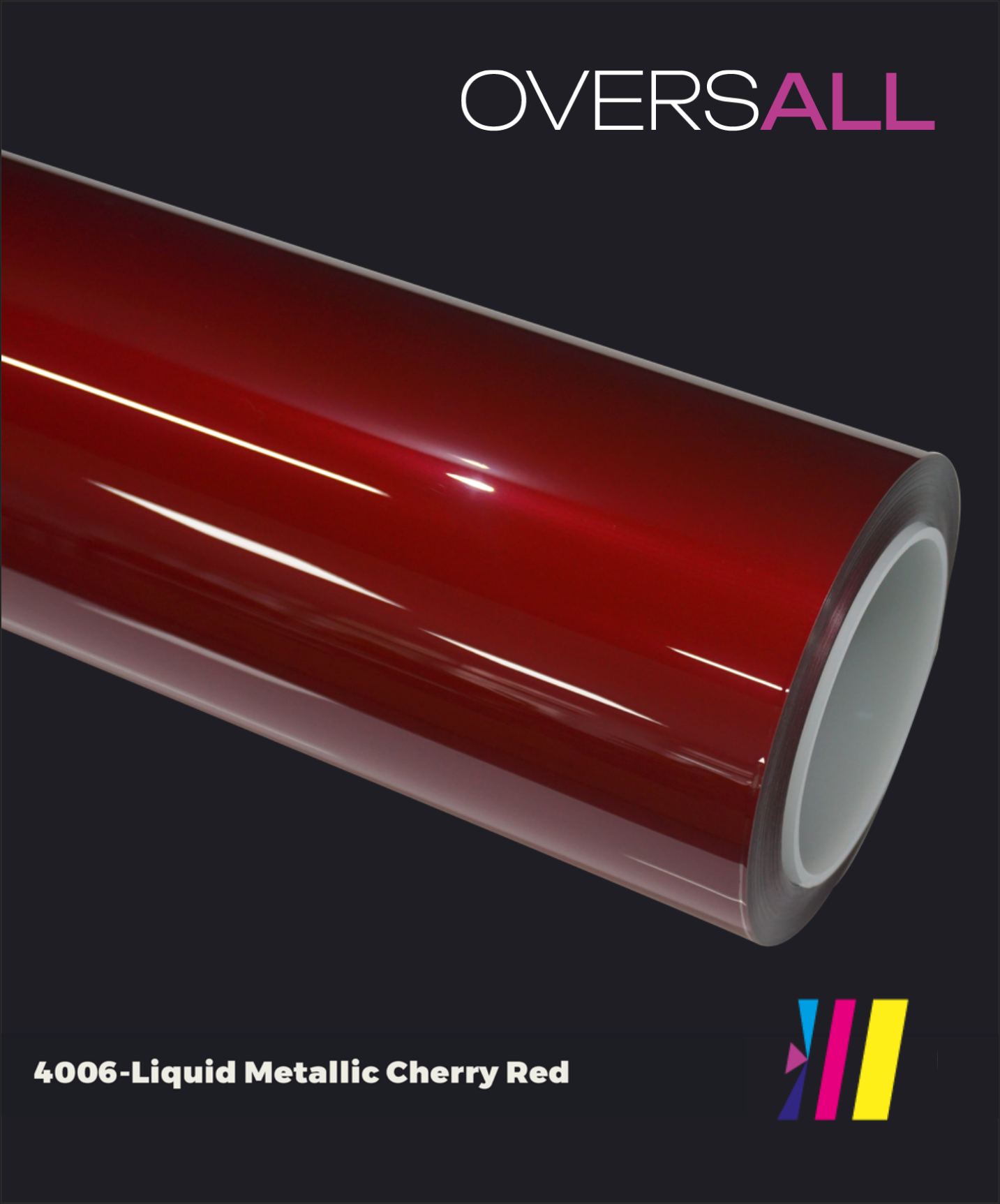 OVERSALL Color PPF - TPU4006 Liquid Metallic Cherry Red