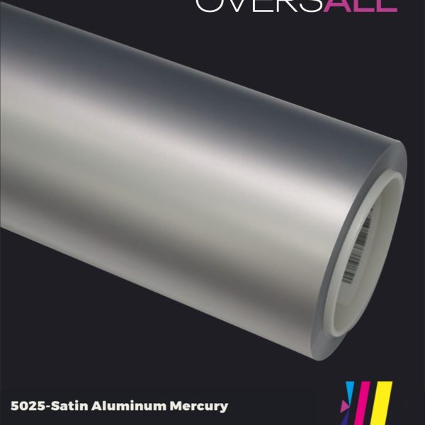 OVERSALL Color PPF - TPU5025 Satin Aluminum Mercury