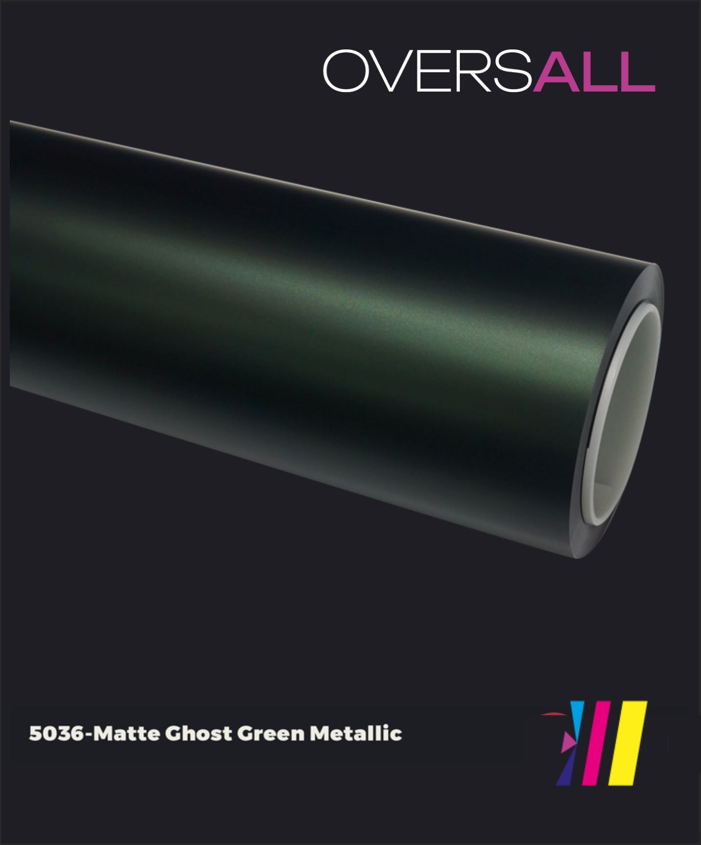 OVERSALL Color PPF - TPU5036 Matte Ghost Metallic Dark Green