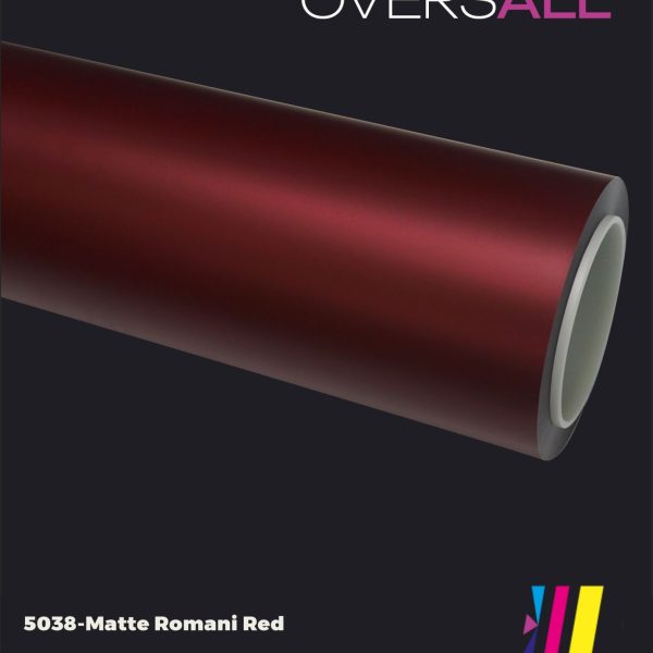 OVERSALL Color PPF - TPU5038 Matte Romani Red