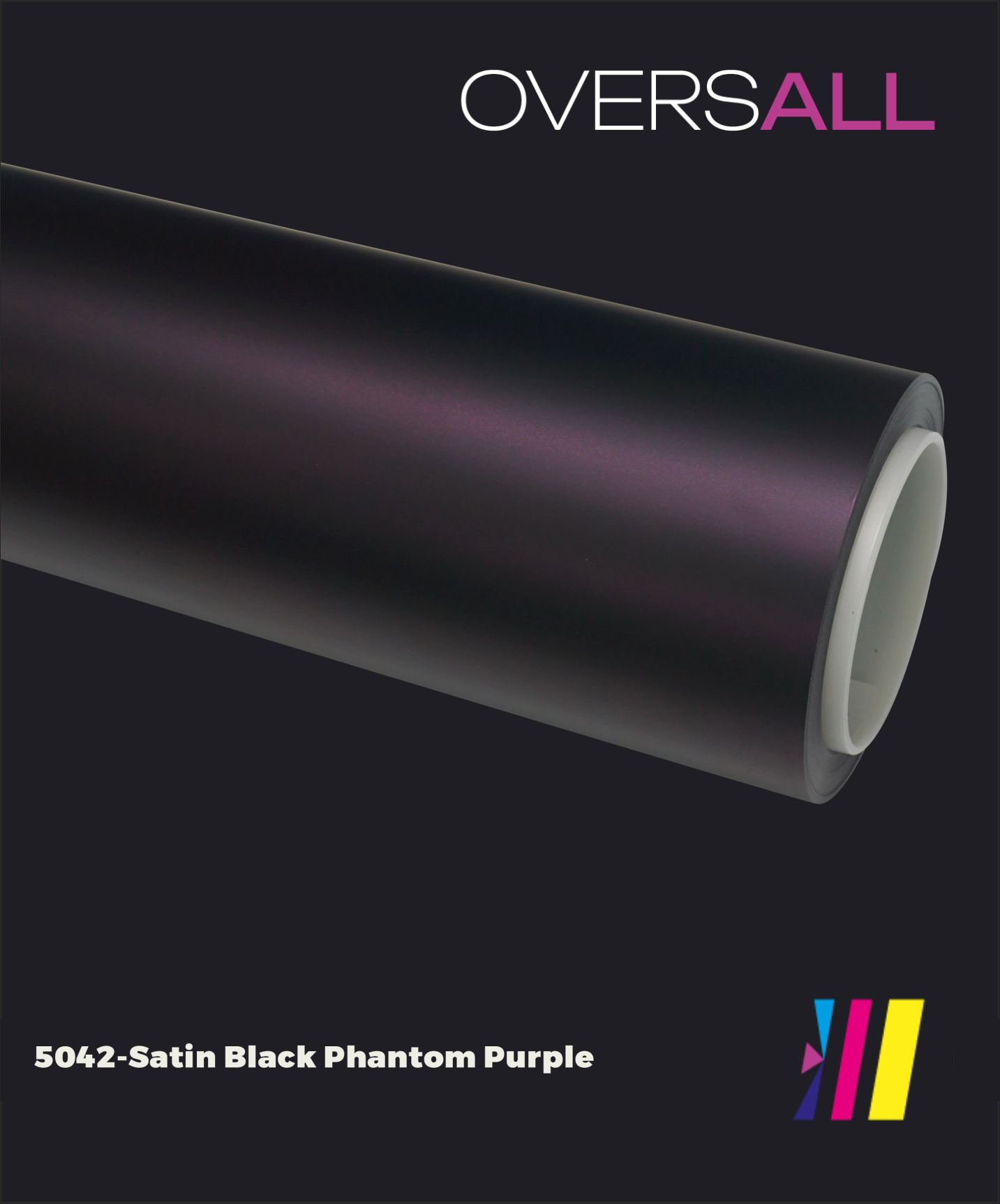 OVERSALL Color PPF - TPU5042 Satin Black Magic Purple
