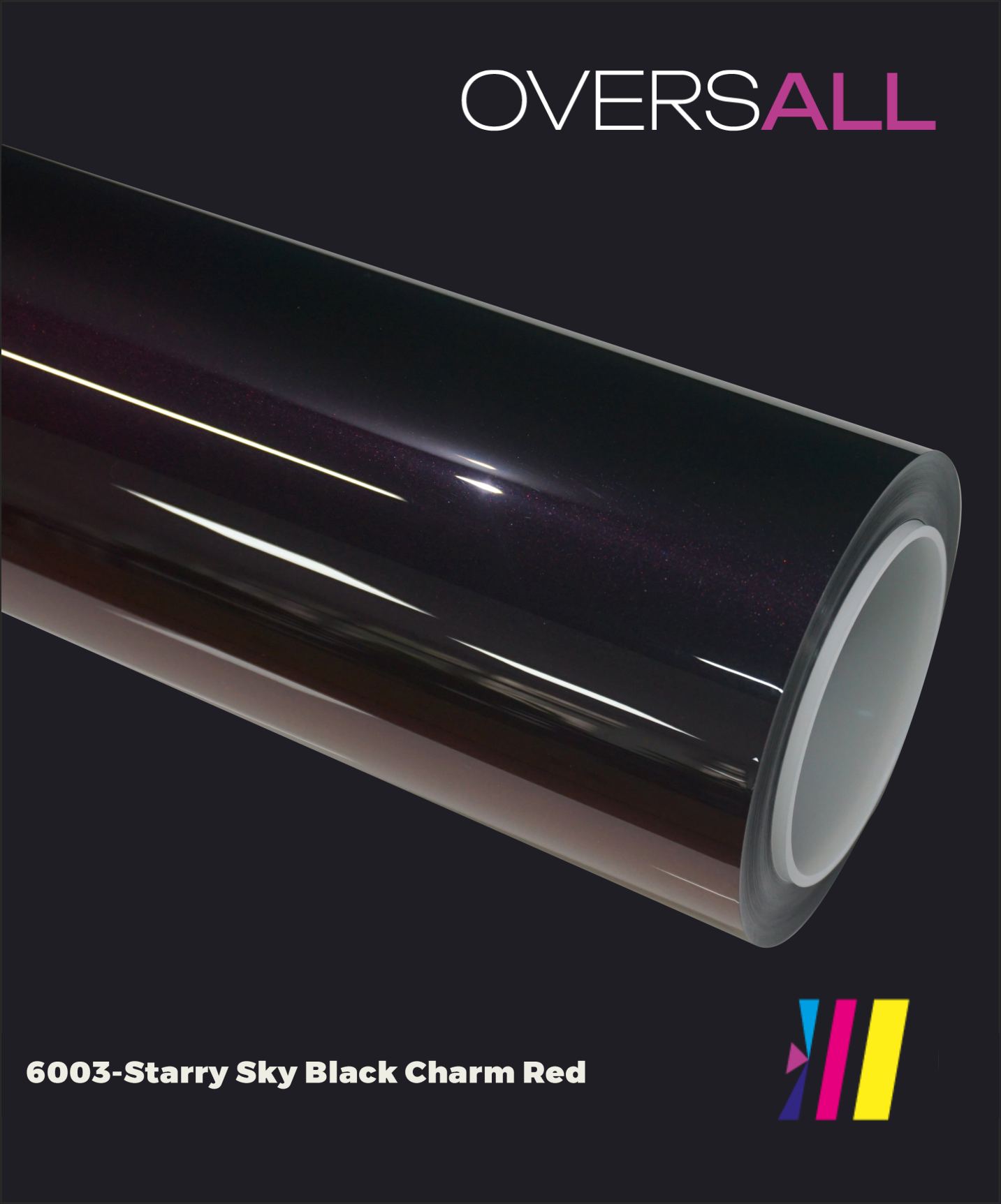 OVERSALL Color PPF - TPU6003 Starry Sky Black Charm Red