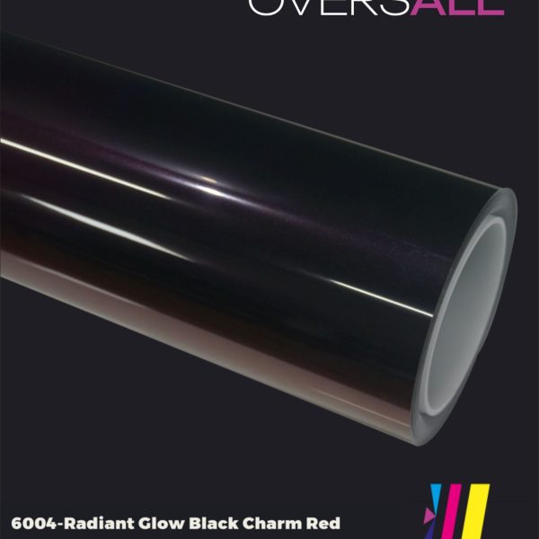 OVERSALL Color PPF -TPU6004 Flowing Black Charming Red