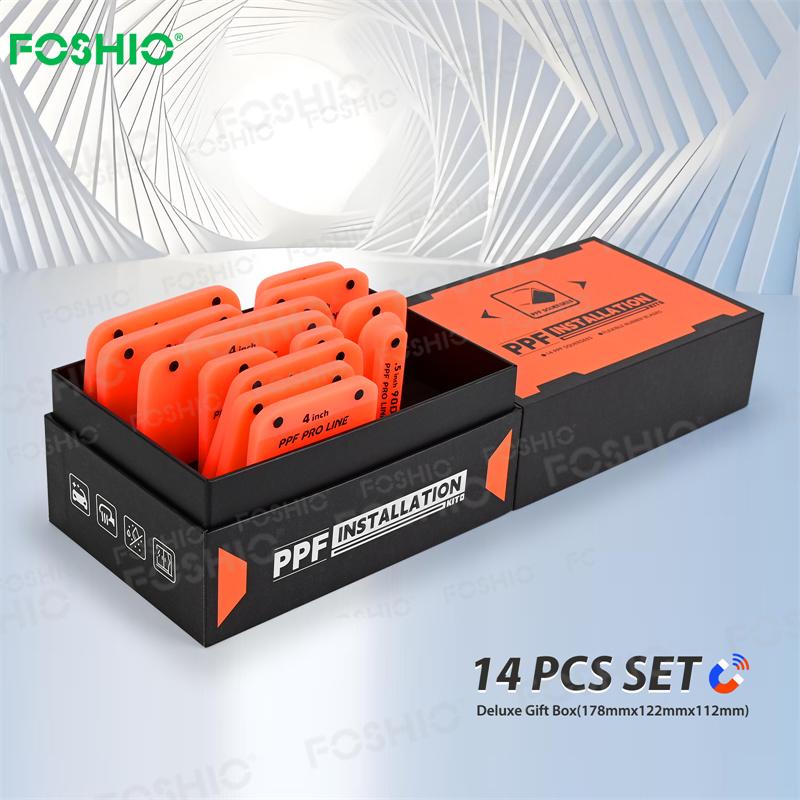 Набор ракелей для PPF-пленки Orange Magnetic Squeegee, 14 предметов