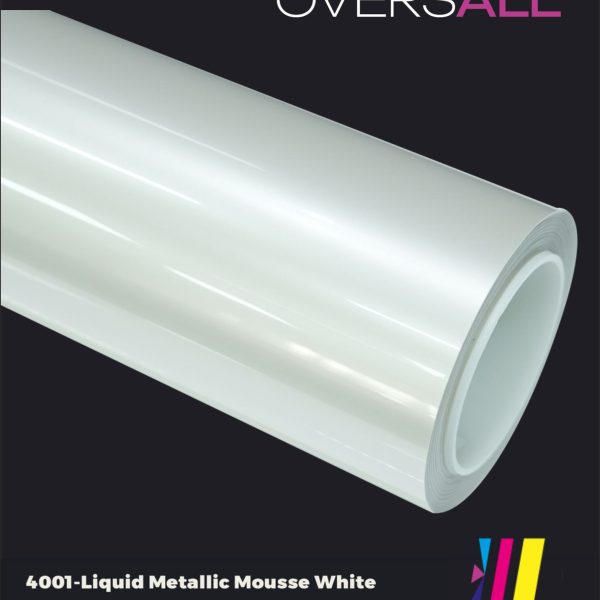 OVERSALL Color PPF - TPU4001 Liquid Metallic Mousse White