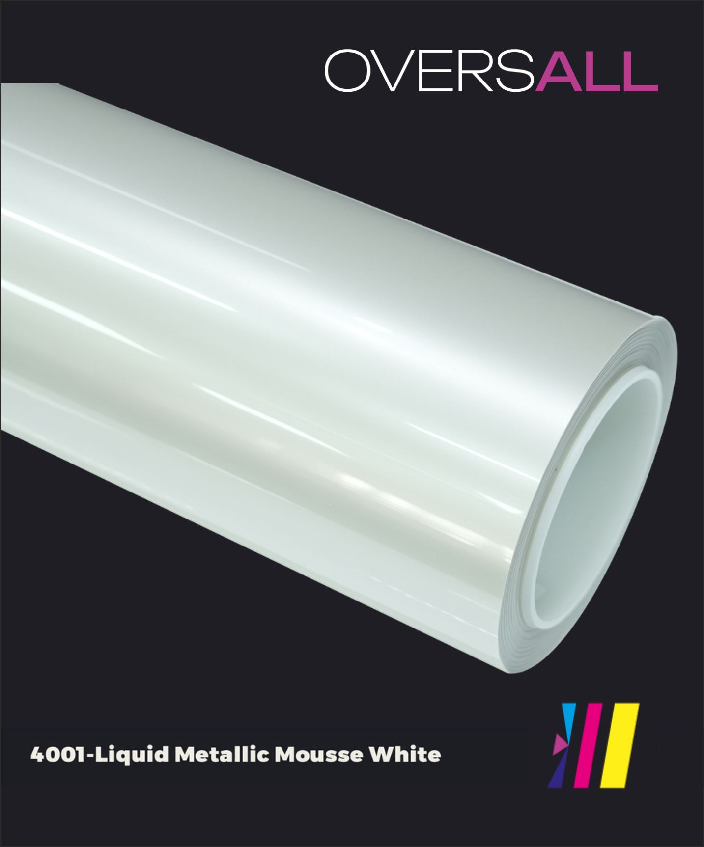OVERSALL Color PPF - TPU4001 Liquid Metallic Mousse White